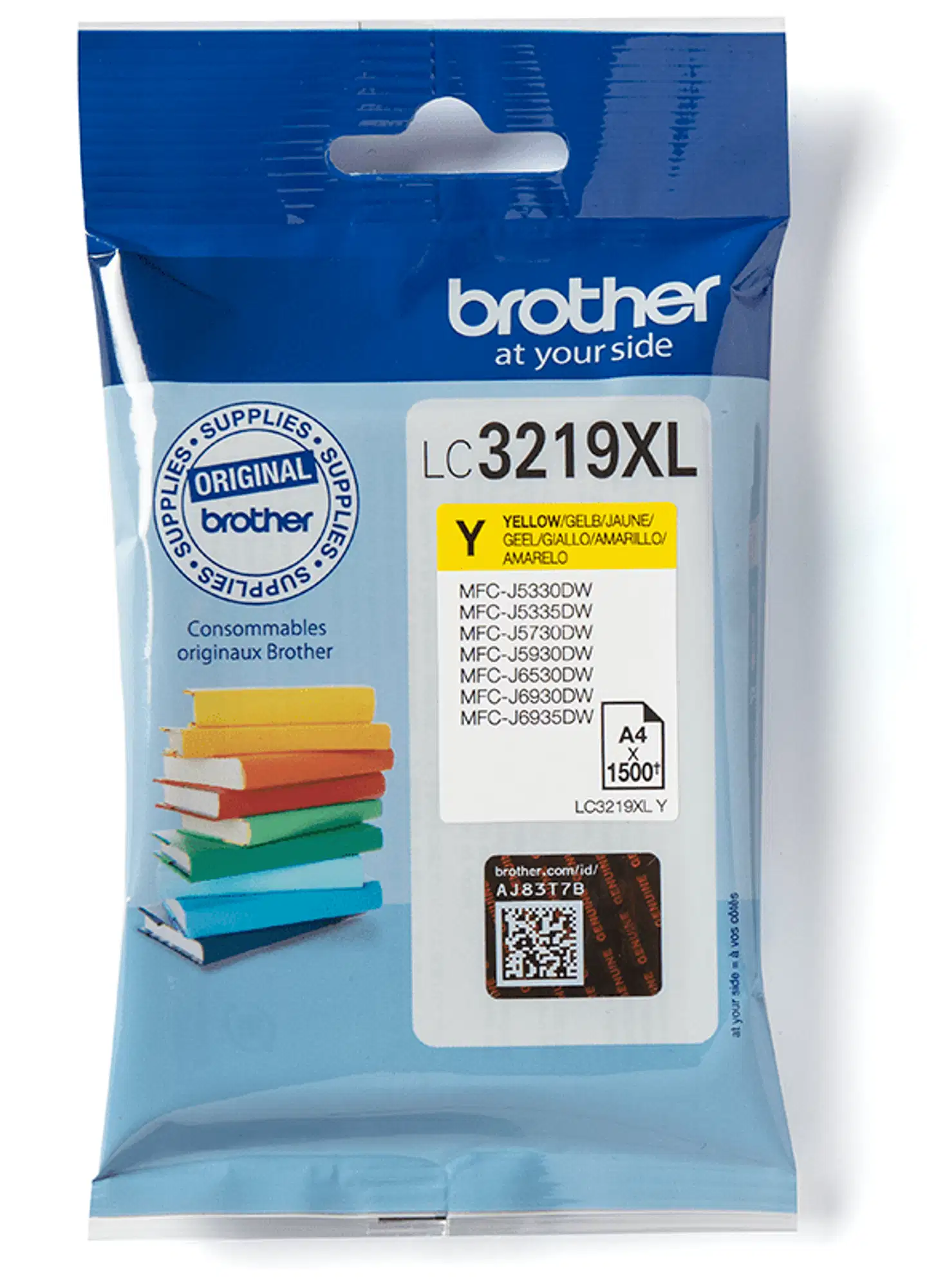 Brother mustekasetti LC3219XLY XL keltainen - 1