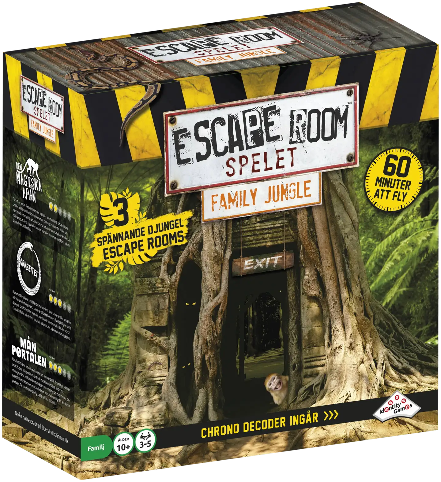 Escape Room Family Jungle -pakohuonepeli ruotsinkielinen - 1