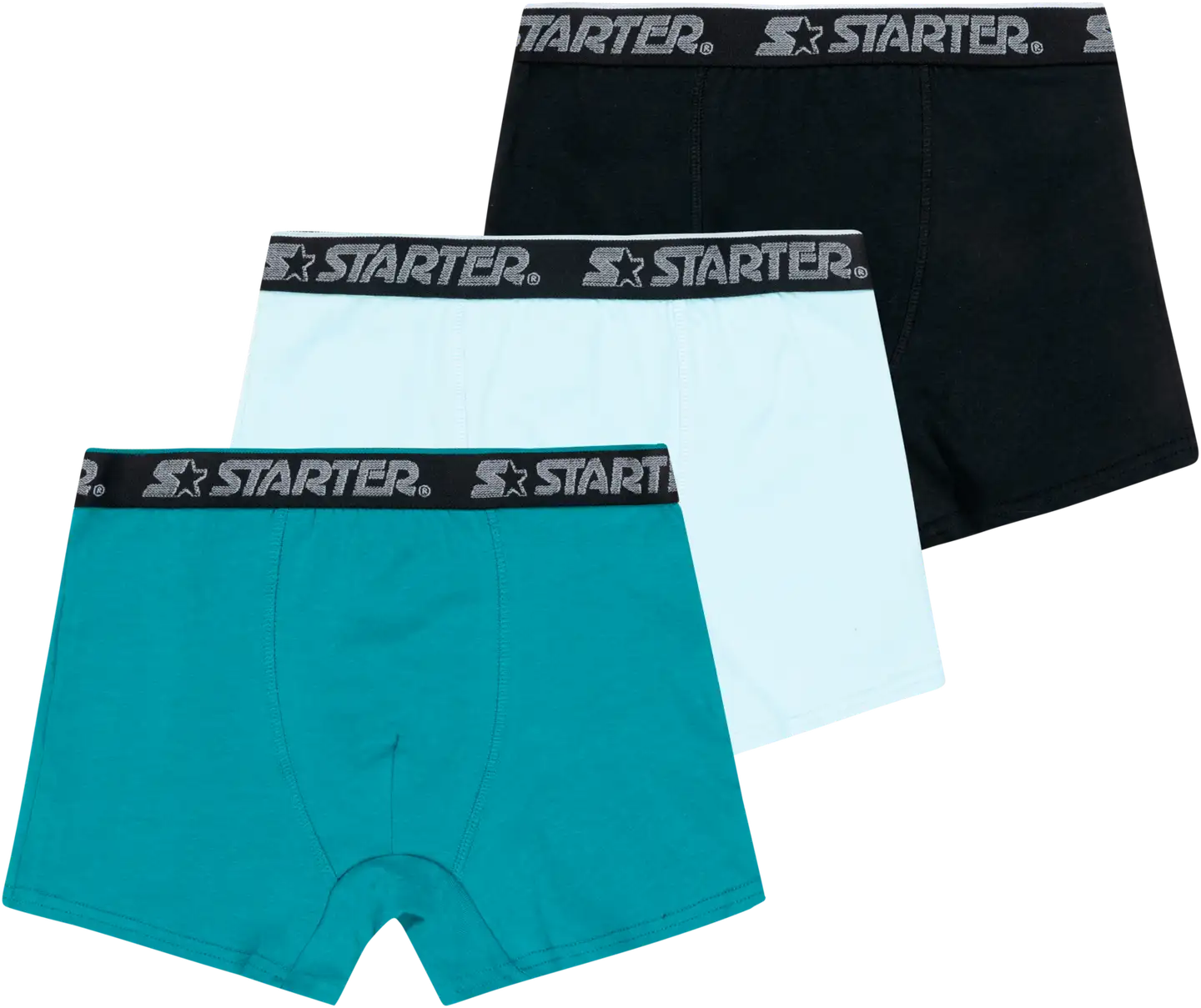 Starter lasten boxerit 95492 3-pack - BLACK/LT BLUE/DK GREEN - 1