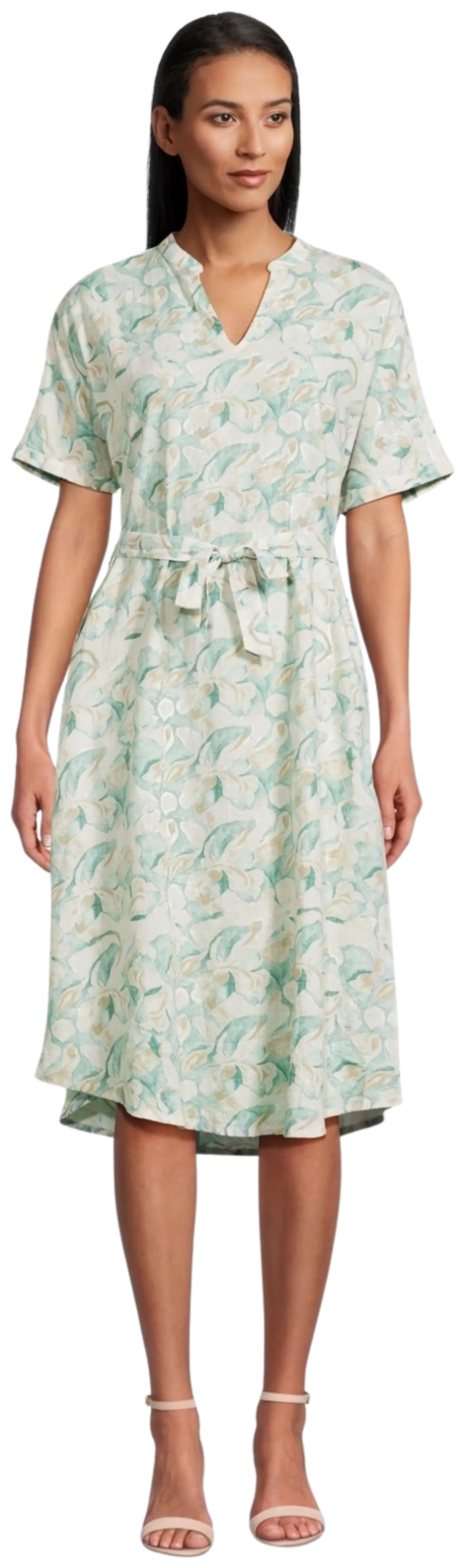 London Fog naisten pellavasekoitemekko 218L261707 - Multicolor - 1