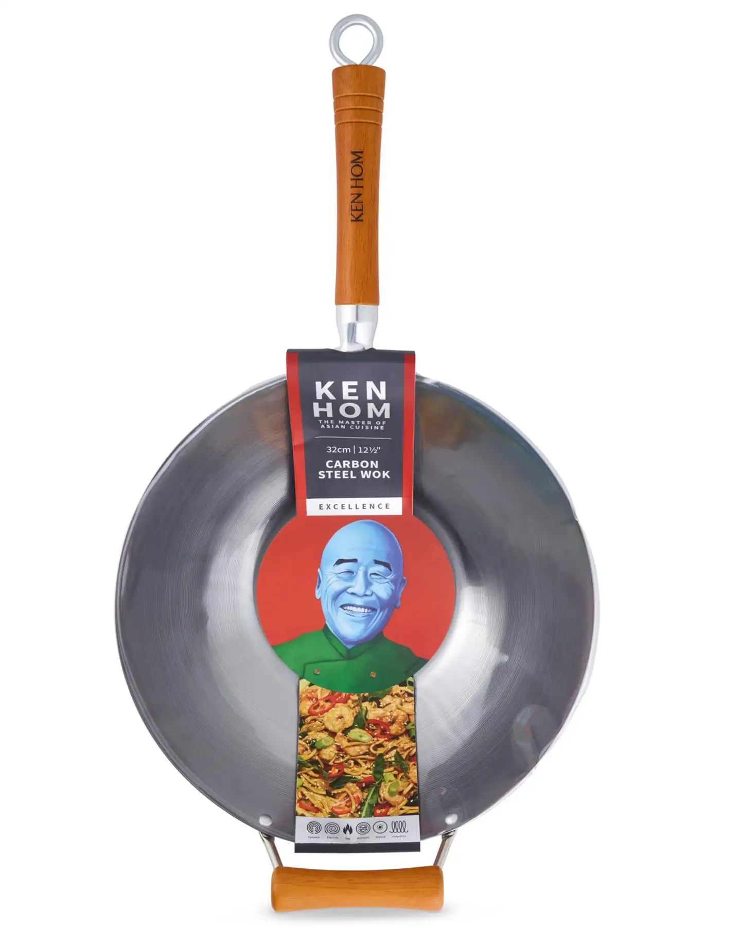Ken Hom hiiliteräswok Excellence 32 cm - 3