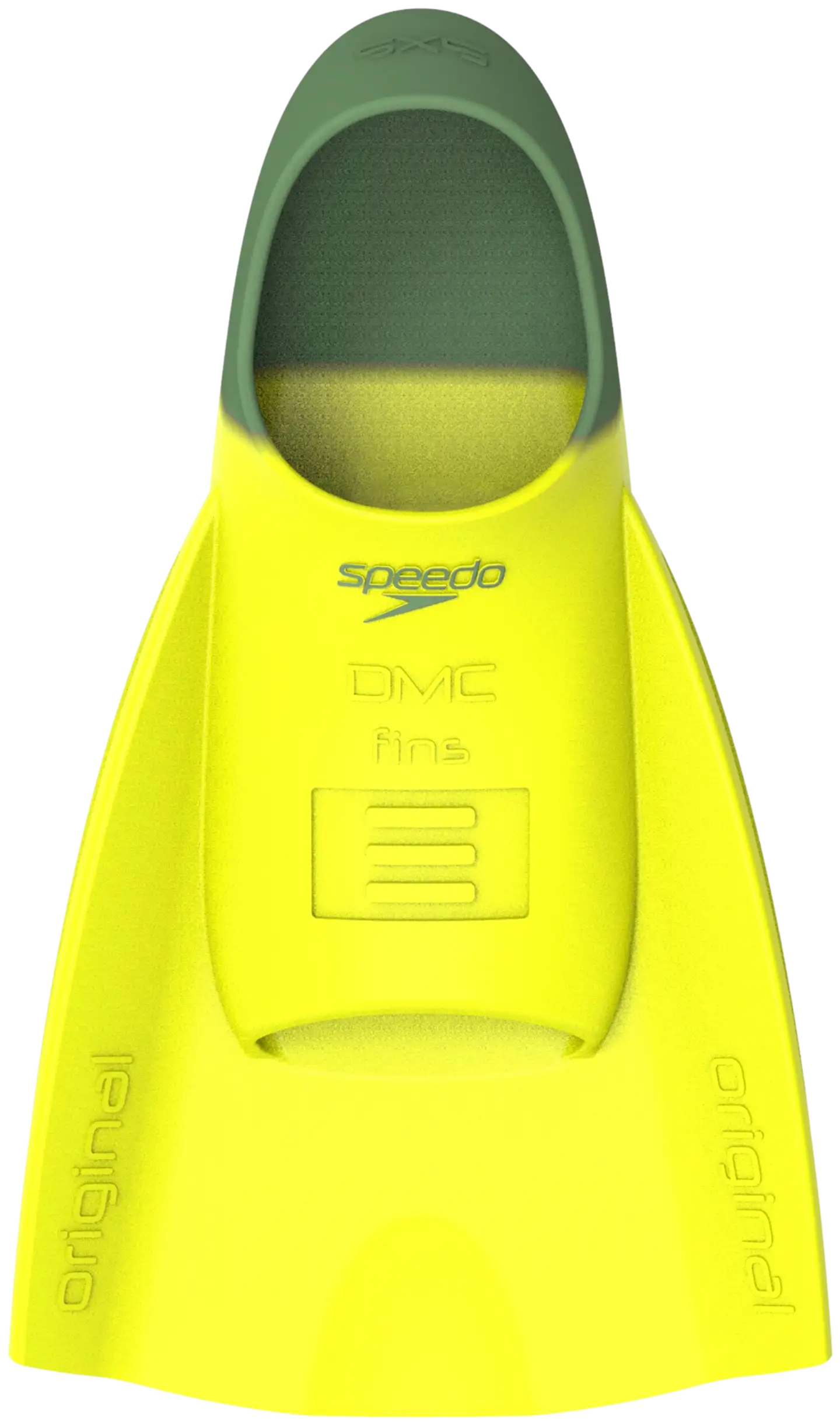 Speedo dmc original fin räpylät m - Hyper yellow/olive - 1