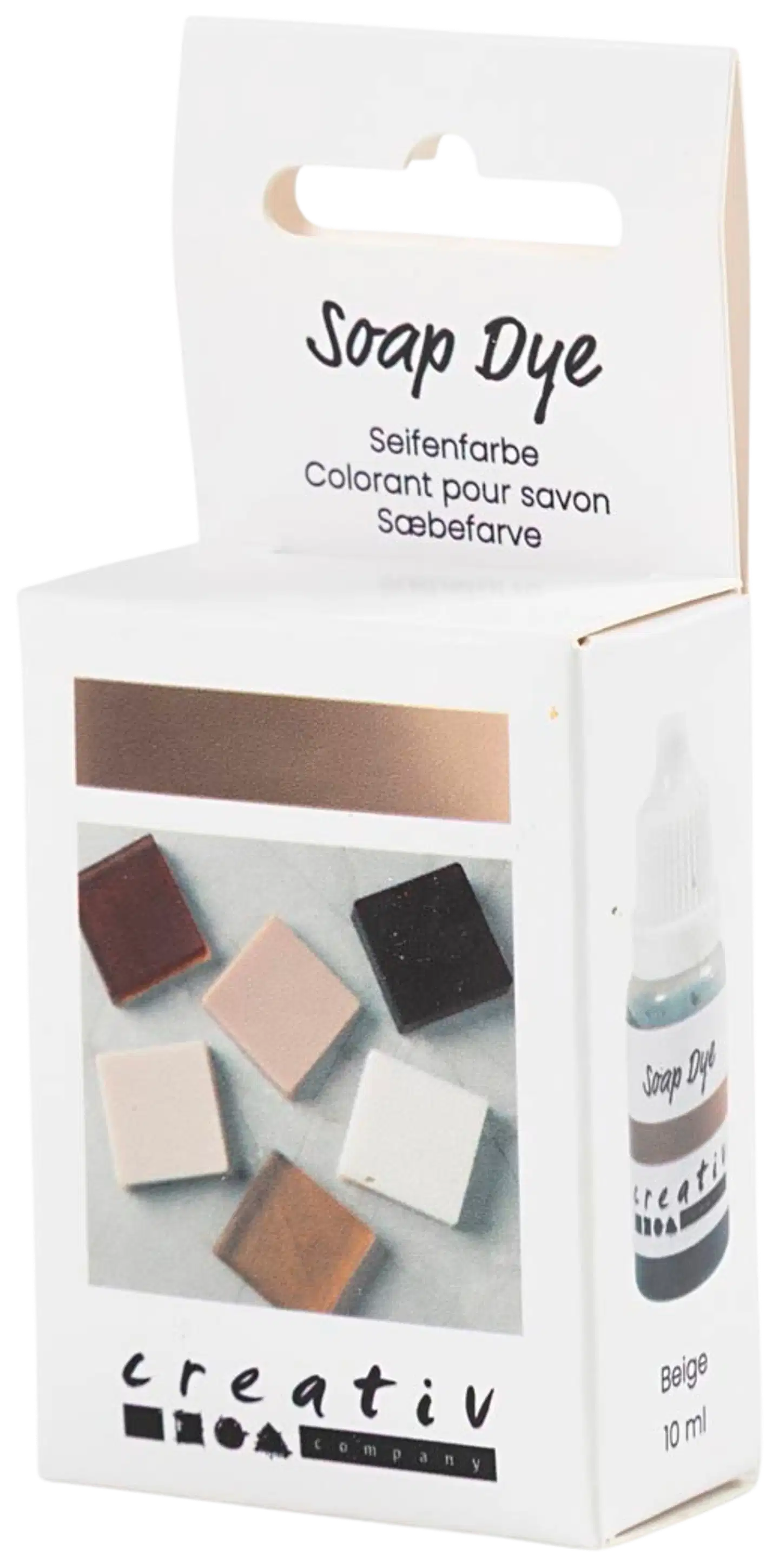 Creativ Company saippuaväri, puuteri, ruskea, 10 ml - 4