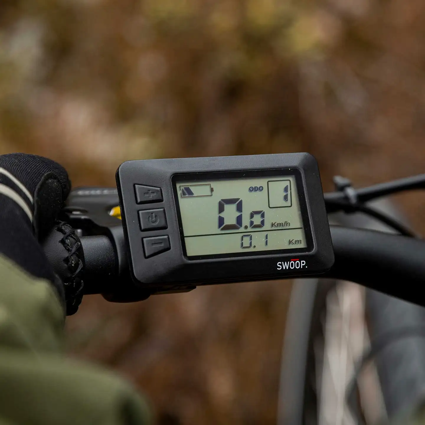 Swoop sähkömaastopyörä MTB 26" 7-vaihdetta musta - 11