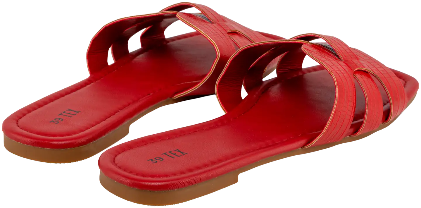 TEX naisten pistokassandaali I956840 - RED - 2