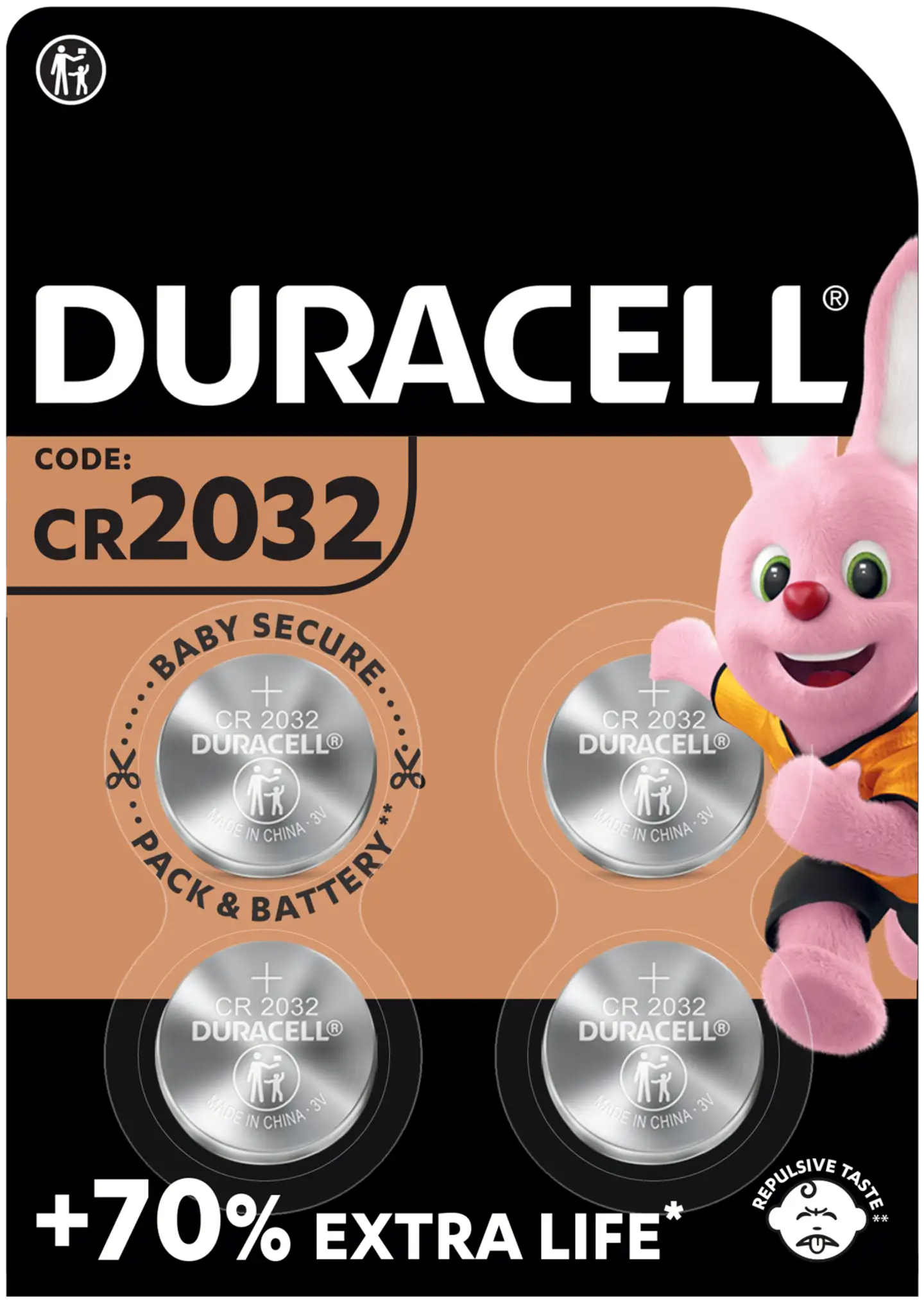 Duracell 4kpl 2032 nappiparisto