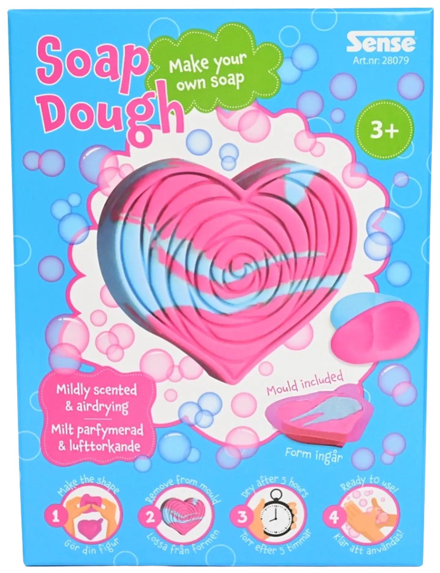 Sense DIY-saippua 1kpl Sydän - 1