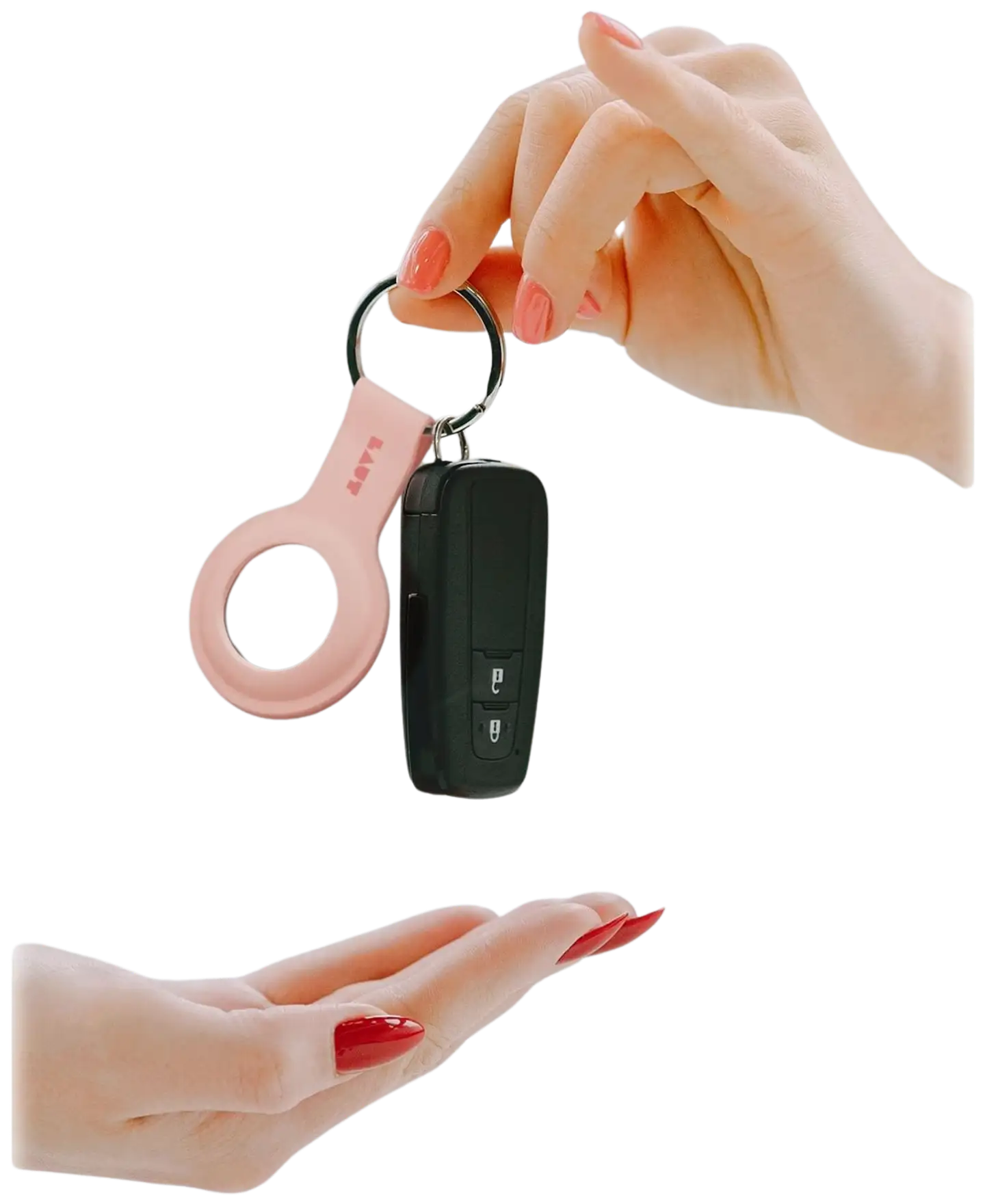 LAUT HUEX TAG AirTag paikantimen suoja pinkki - 4