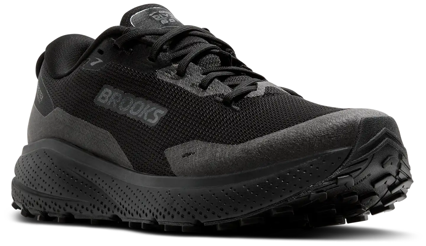 Brooks miesten maastojuoksukengät Divide 6 GTX - Black/Black/Ebony - 1