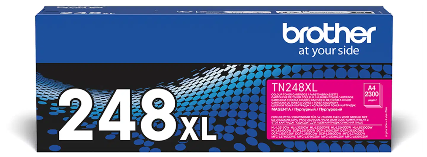 Brother laservärikasetti TN248XLM XL magenta - 1