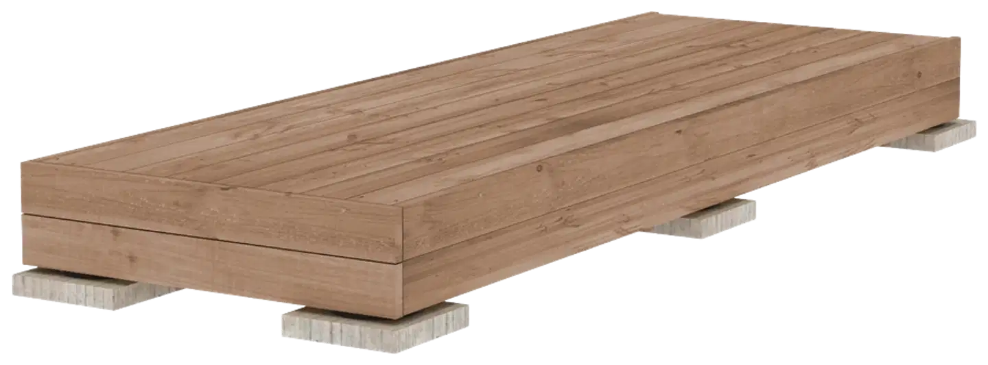 PatioN°rd Havu valmisterassi 1x4 kestopuu - 1