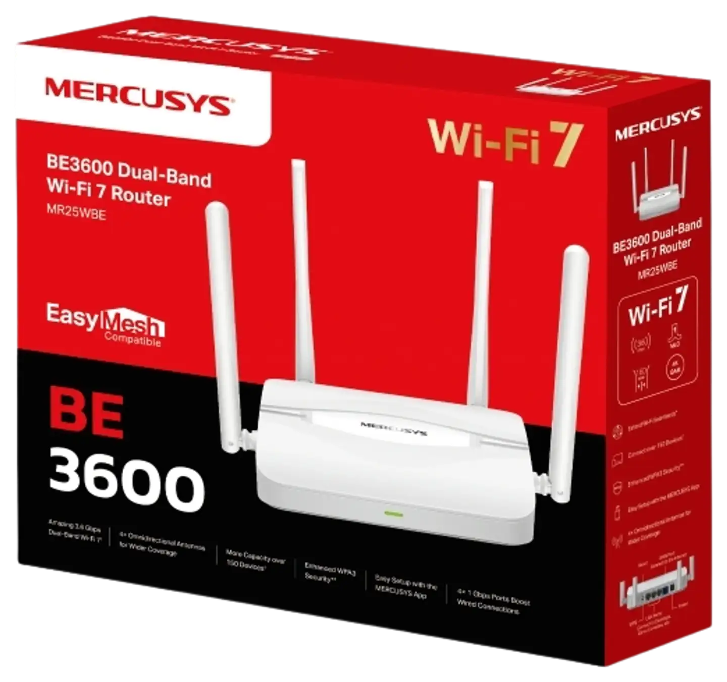 Mercusys reititin MR25WBE Wifi7 - 2