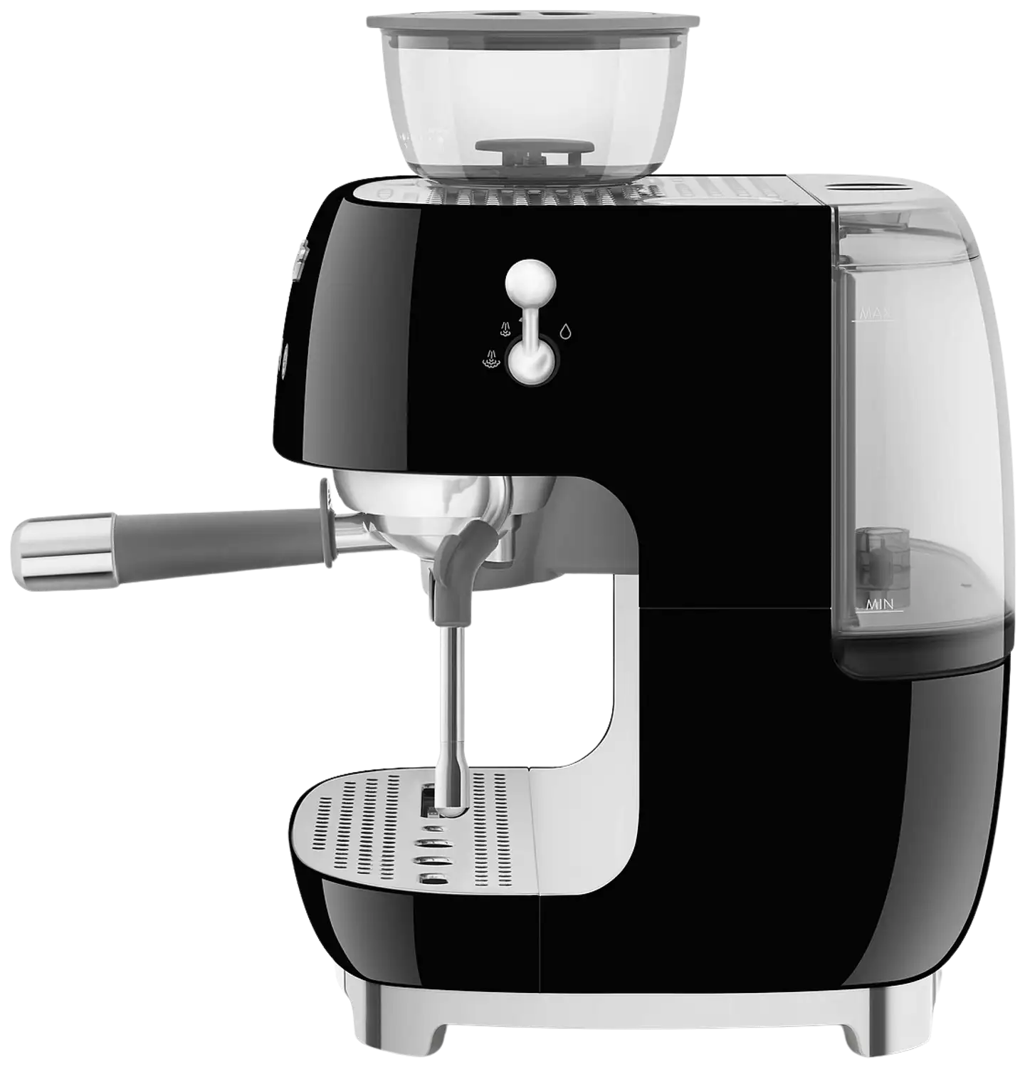 Smeg espressokeitin myllyllä musta EGF03BLEU - 3