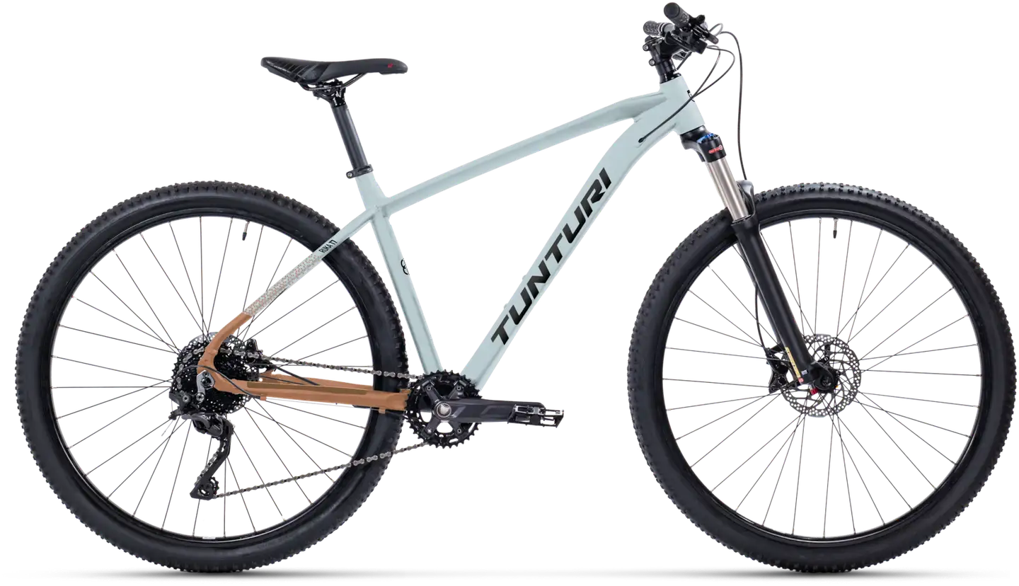 Tunturi Ruka T8 29" maastopyörä 8-vaihdetta runko 44 cm vaaleansininen-terrakotta