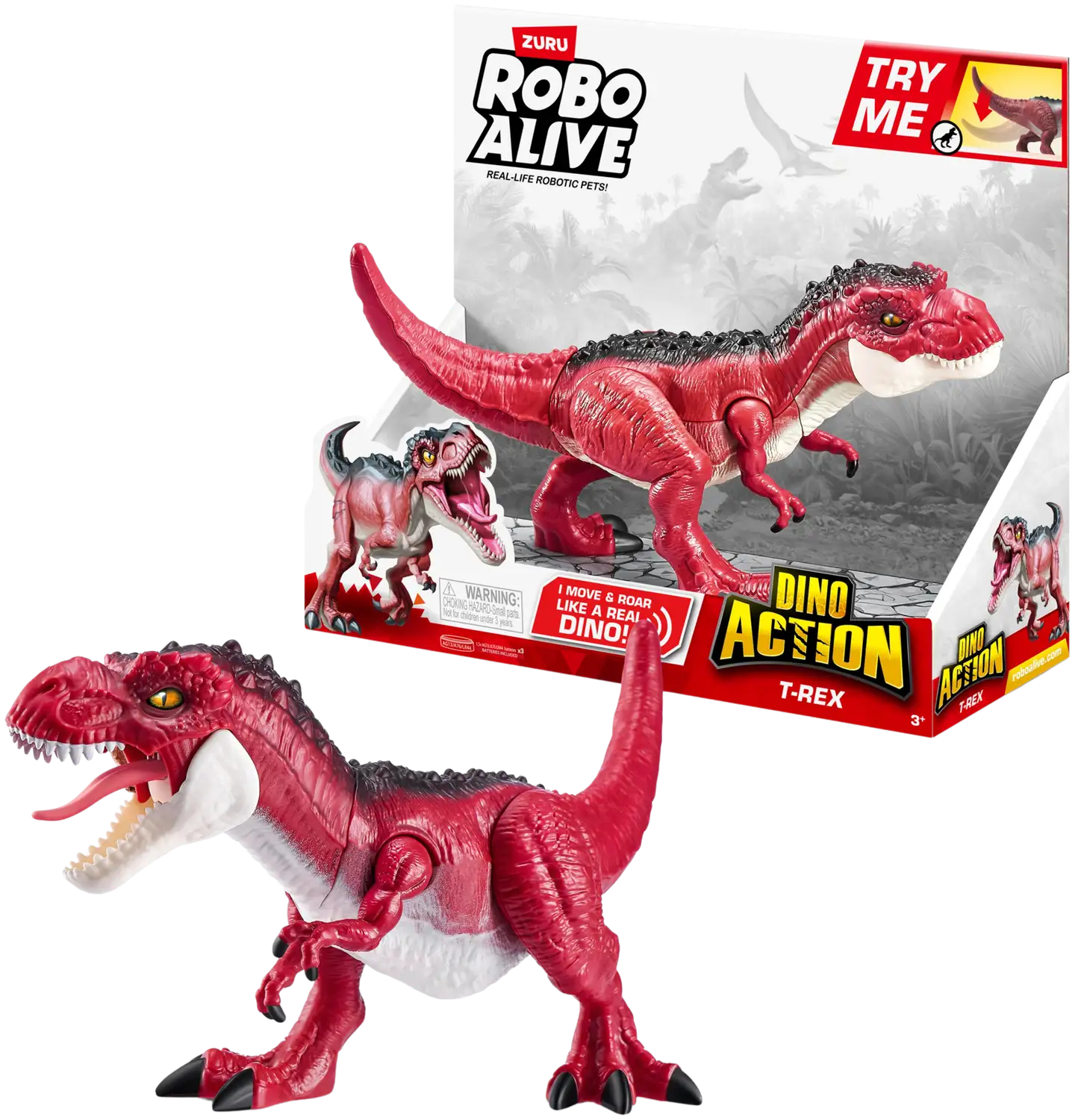 Robo Alive robottidinosaurus Dino Action T-Rex, erilaisia - 1