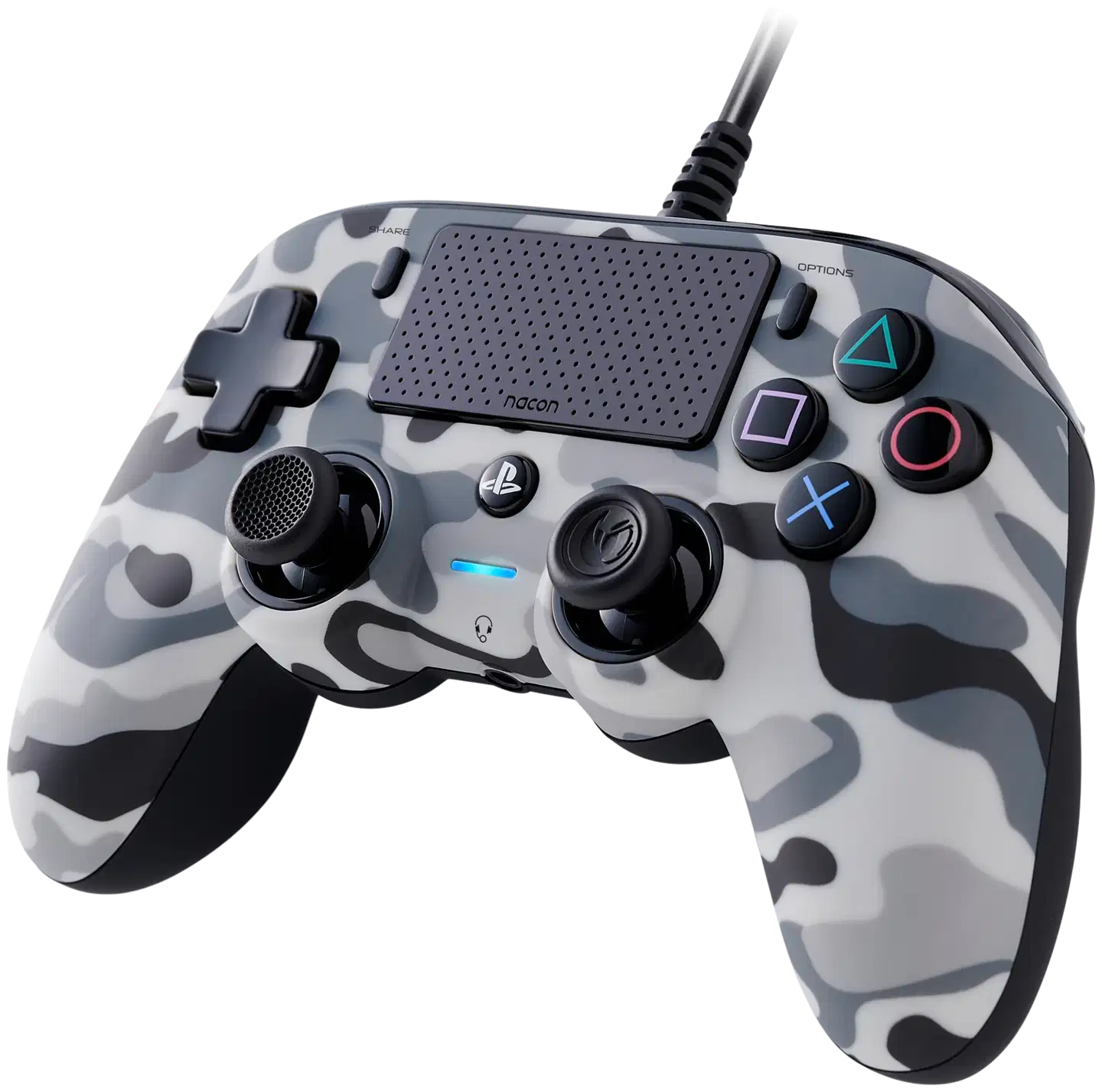 Nacon Wired Compact Controller peliohjain Camo Grey - 2