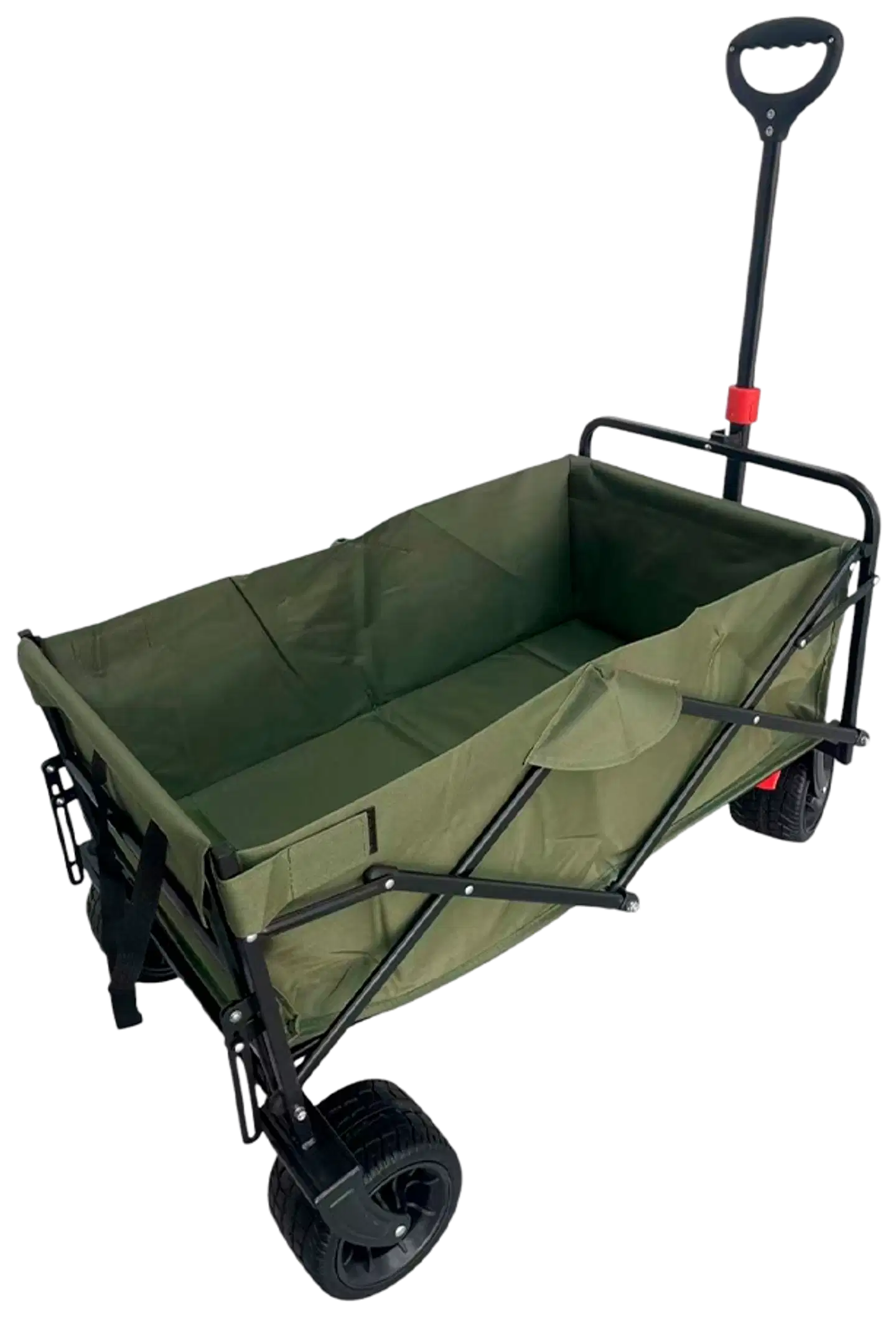 Fornorth puutarhakärry 115x61x105cm 100kg, oliivi - 3