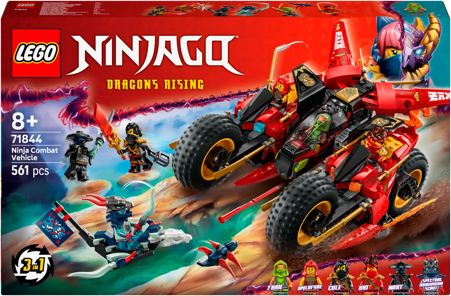 LEGO® Ninjago 71844 Ninjojen taisteluajoneuvo - 2