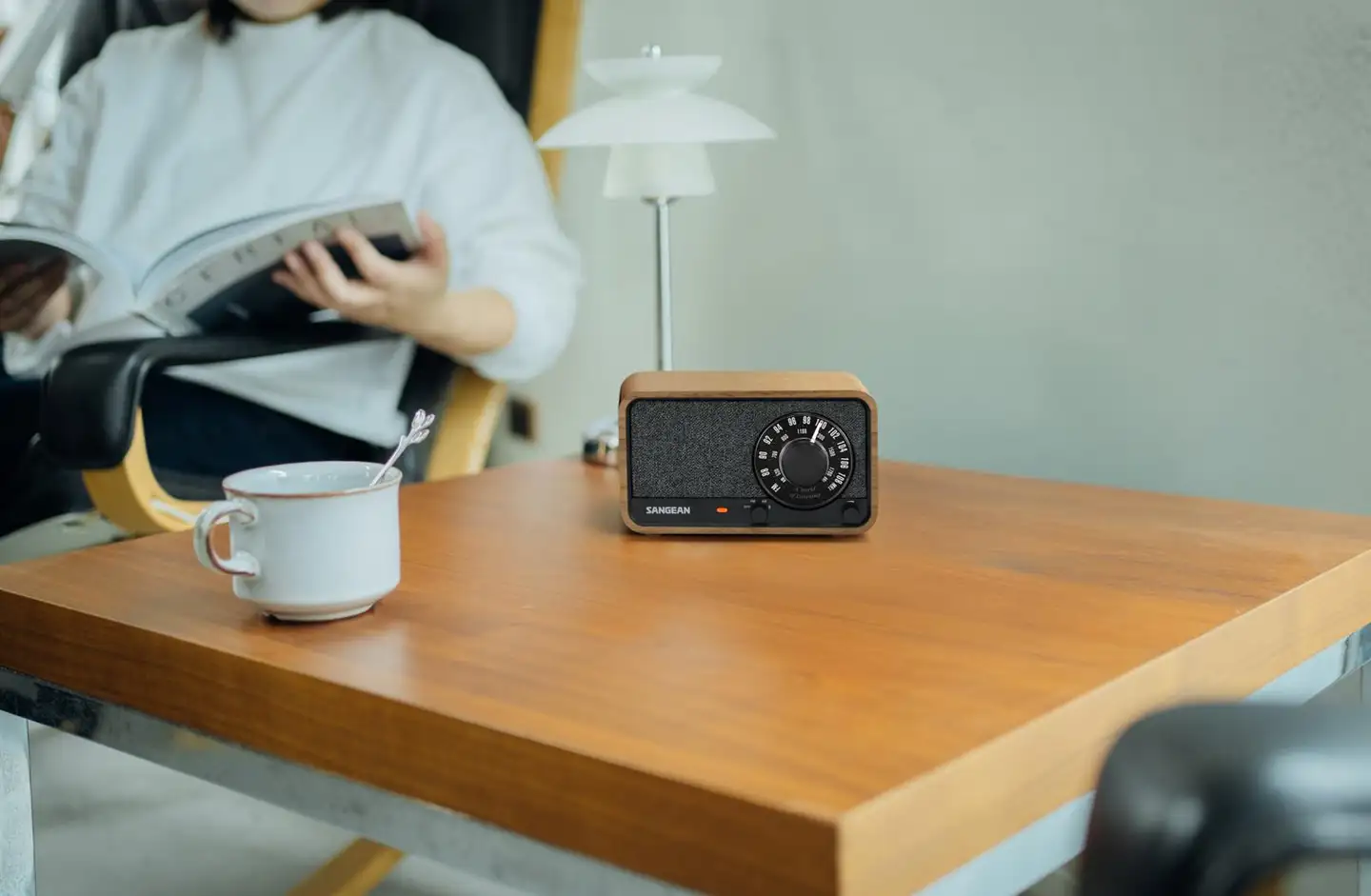 Sangean WR-8 Bluetooth pöytäradio, pähkinä - 8