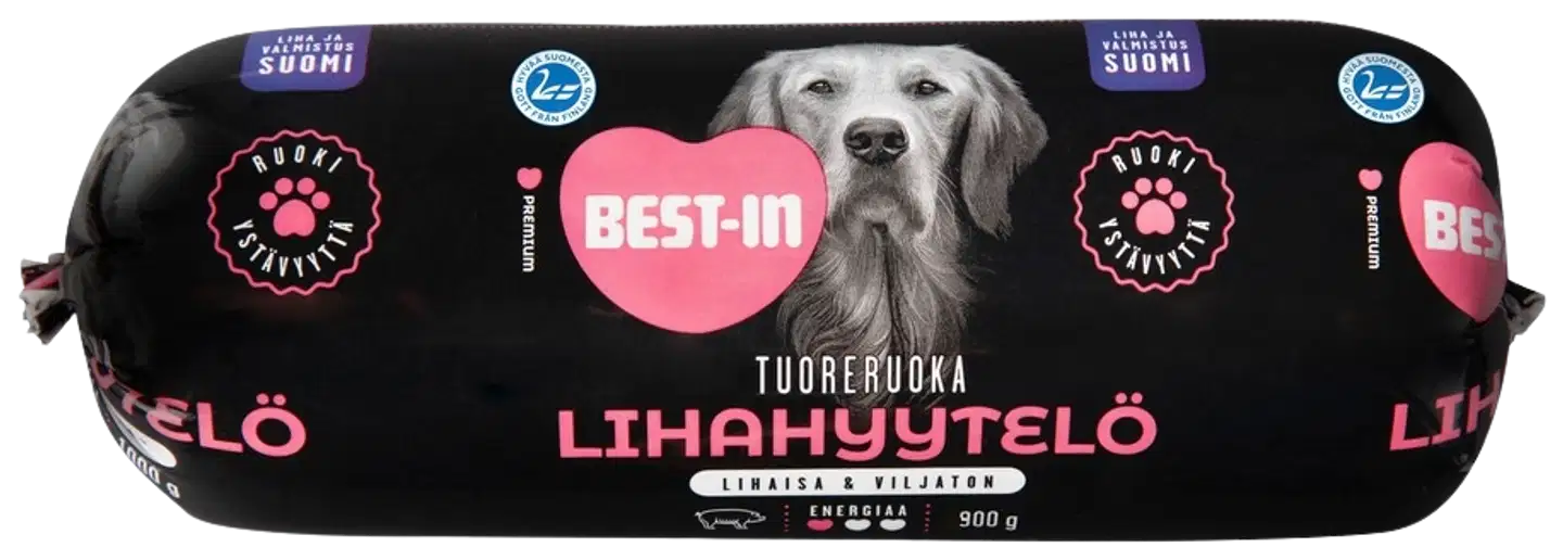Best-In Lihahyytelö koiran tuoreruoka 900g - 1