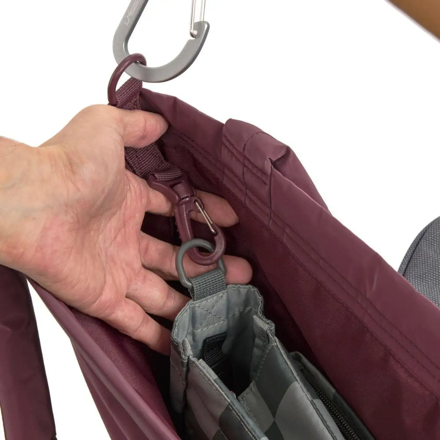 Lässig Shopper laukku MIX burgundy - 6