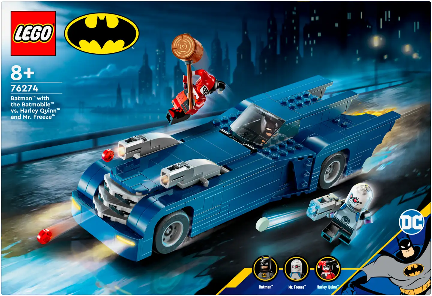 LEGO Marvel Super Heroes 76274 Batman™ ja Batmobile™ vastaan Harley Quinn™ ja Pakkasherra - 4