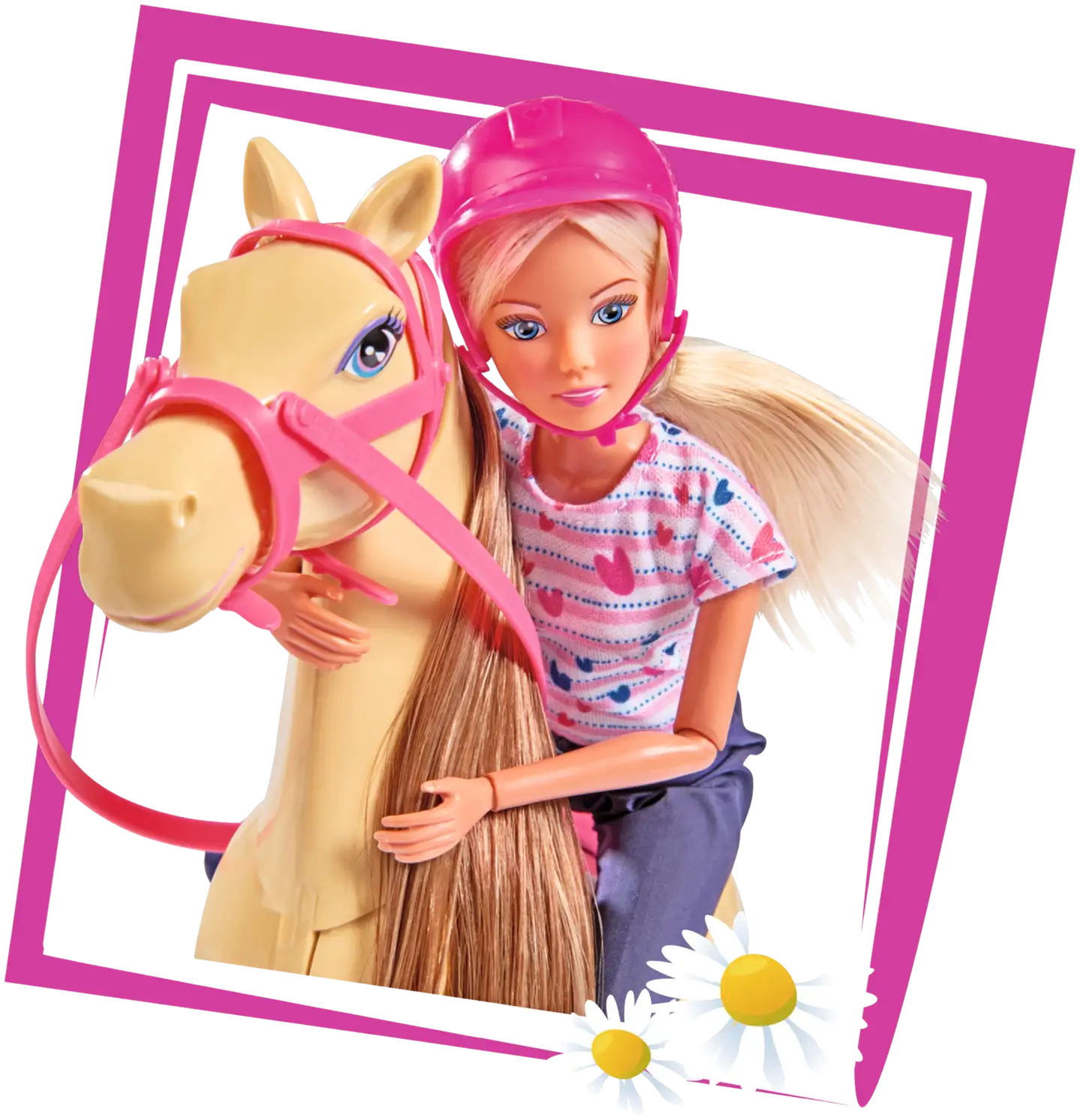 Simba Steffi Love ja hevonen, Riding Tour -leikkisetti - 4