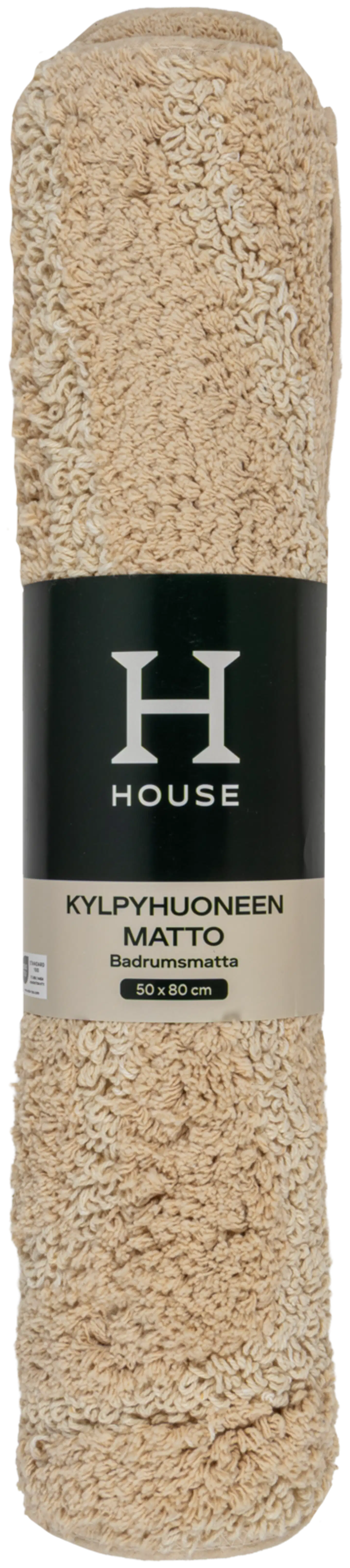 House kylpyhuoneenmatto Altus 50x80 cm beige/valkoinen - 3