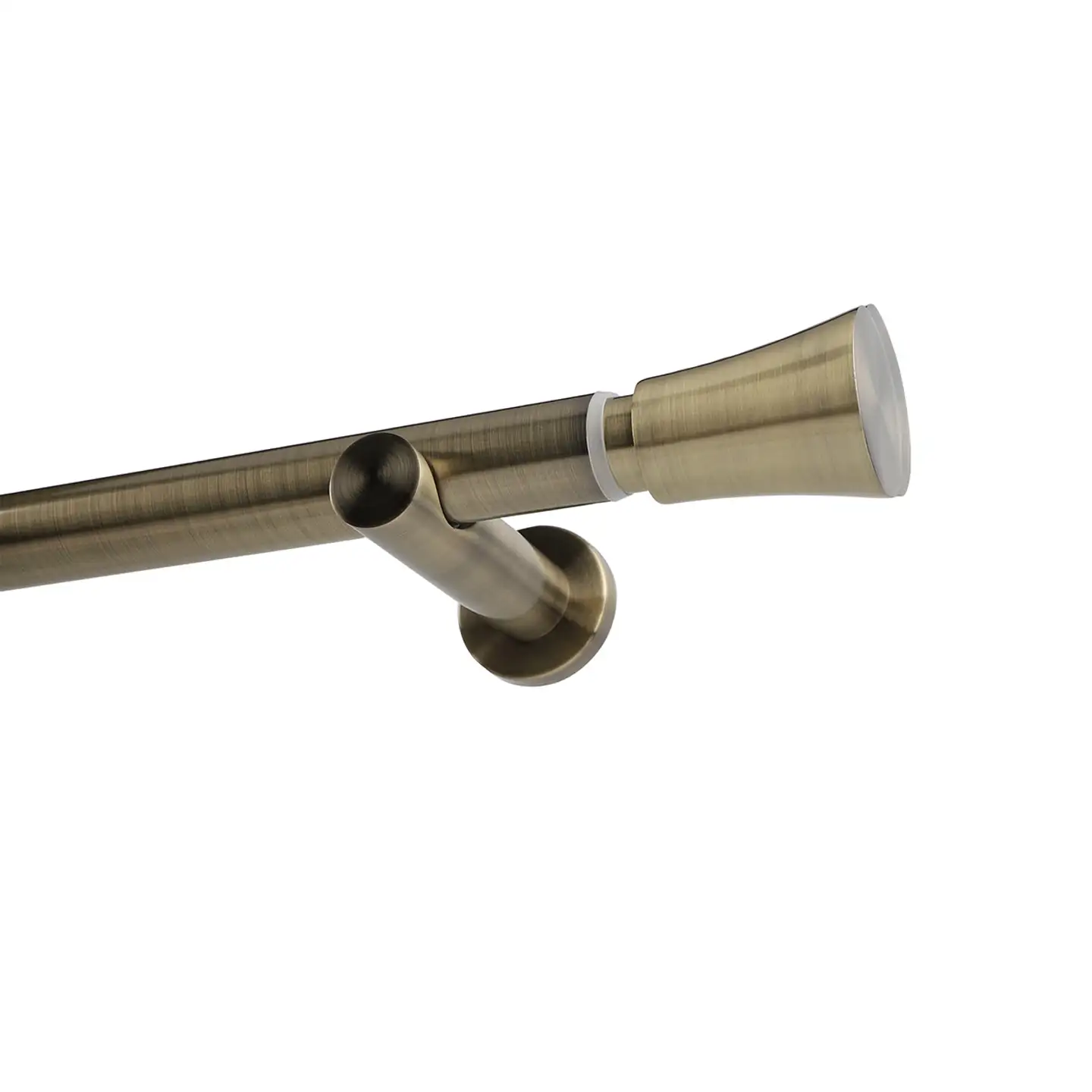 Ihanin verhotangon click-kannakkeet antiikkimessinki 28mm 2kpl/pss - 3