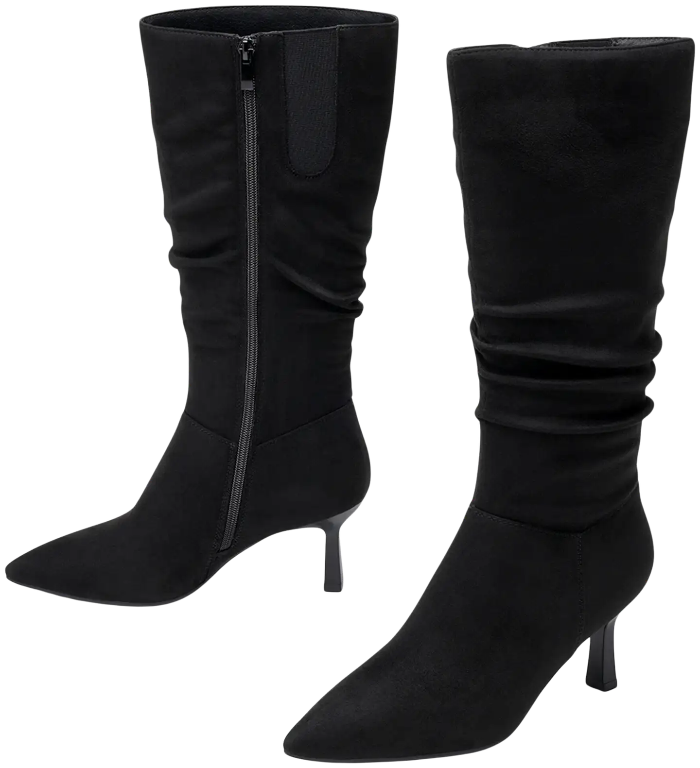Clou naisten korolliset saappaat Rie2 343792 - BLACK - 3