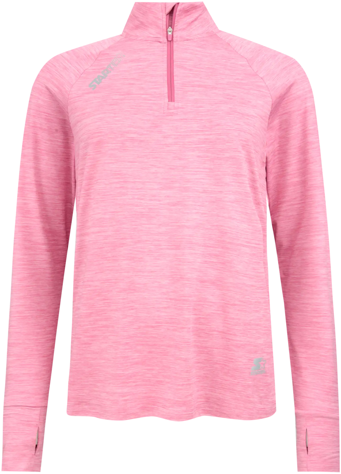 Starter naisten pitkähihainen juoksupaita SWA25003 - pink melange - 1