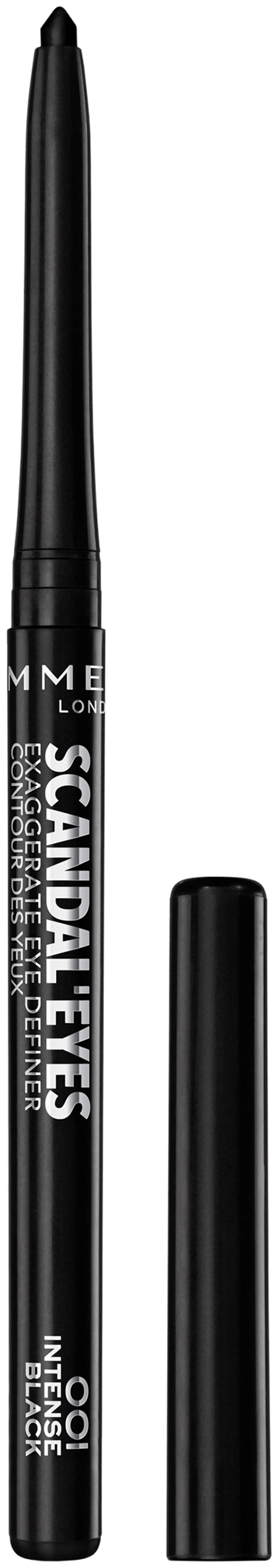 Rimmel Scandal'eyes Eye Definer 0,35 g, 001 Intense Black silmänrajauskynä - 1