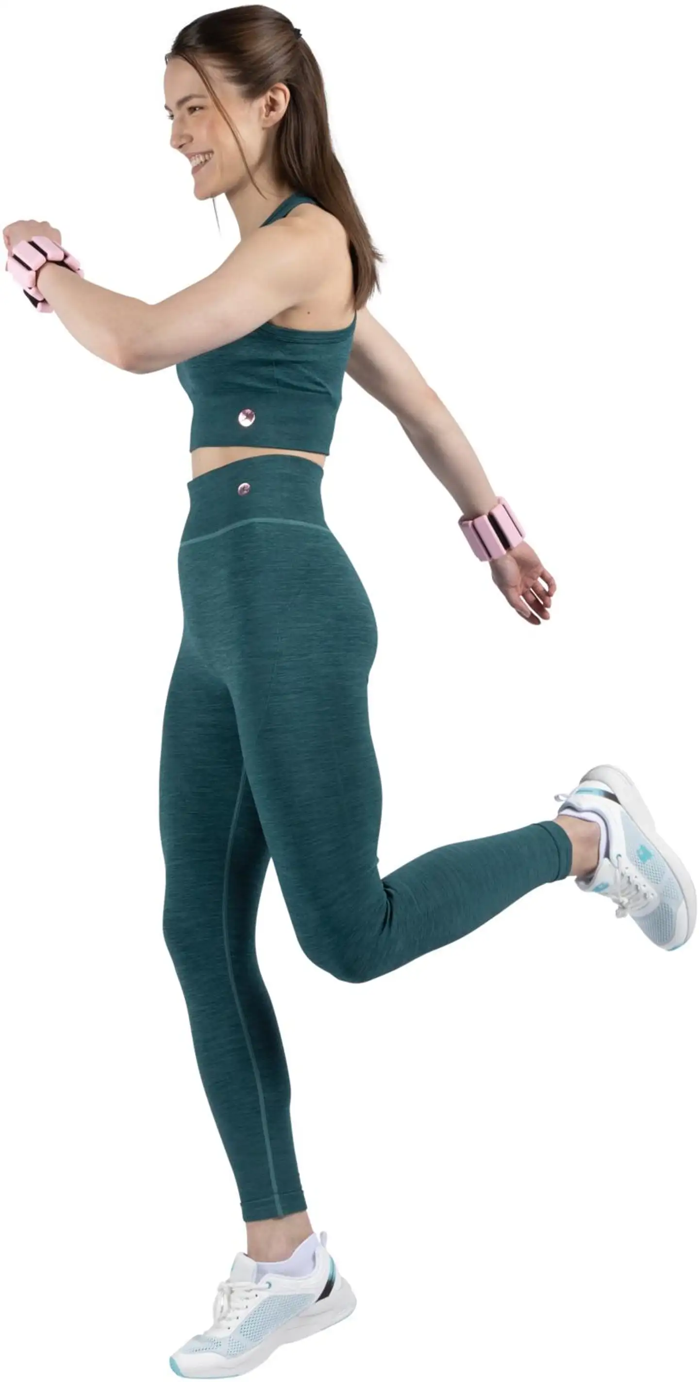 Danskin naisten saumattomat treenitrikoot DPS2511 - Deep Teal - 8