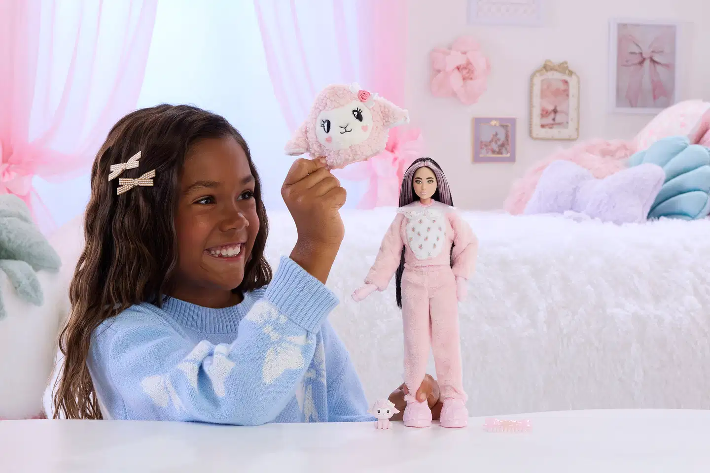 Barbie Cutie Reveal Sweet Bows v.pun lammas - 5