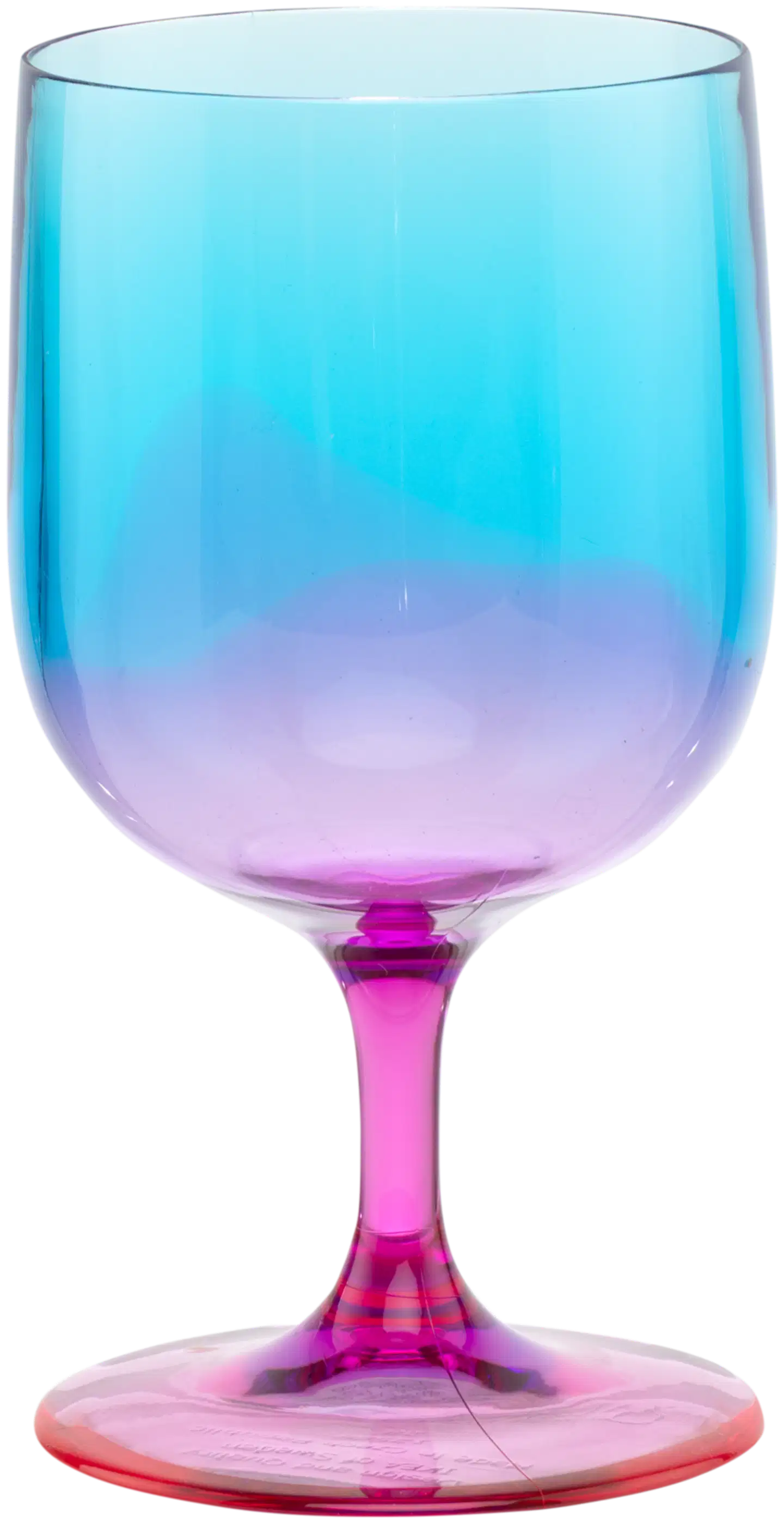 House viinilasi Dina 3,5 dl sininen/pinkki