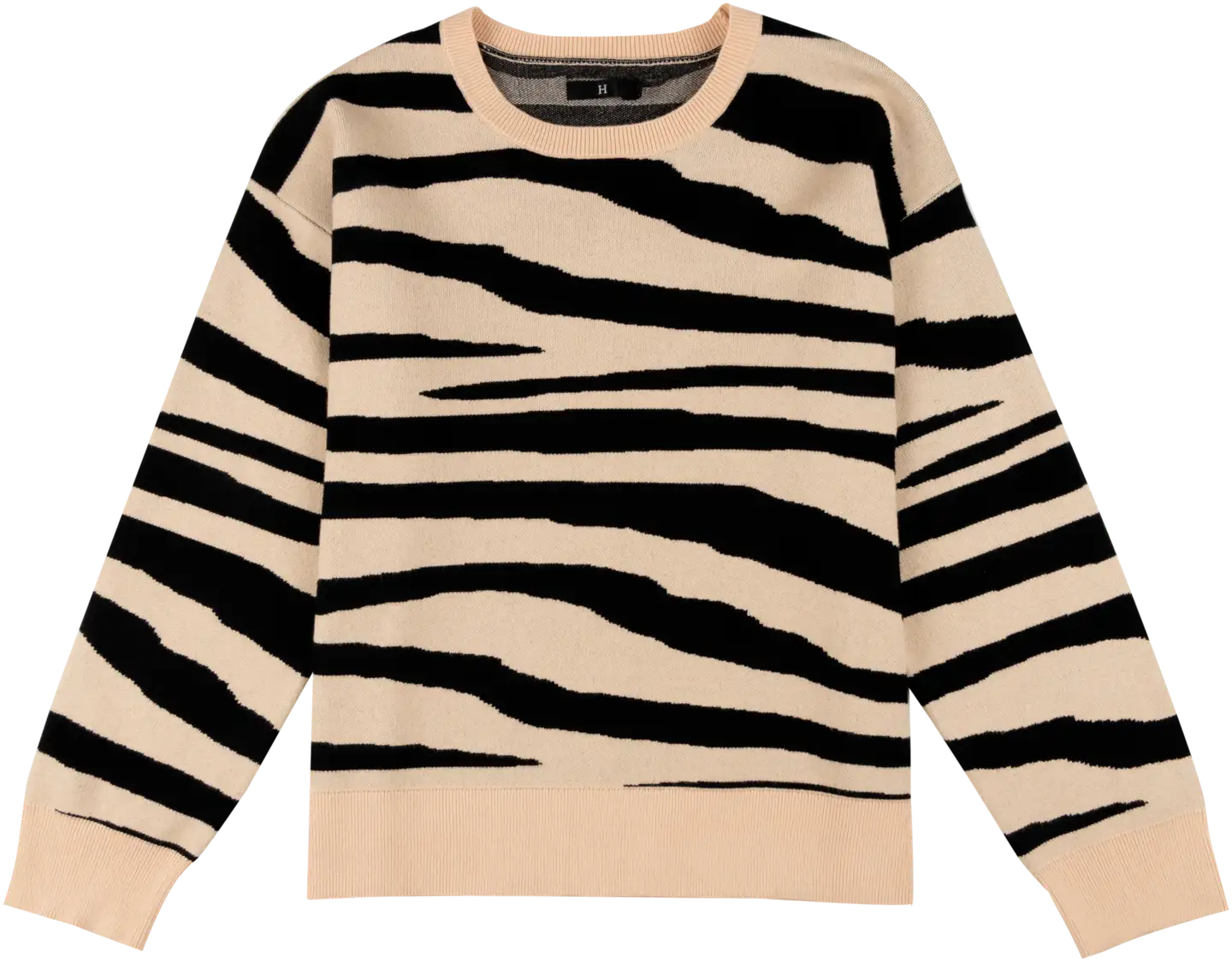 House naisten neulepusero 213H342506 - whitecap grey&black - 1