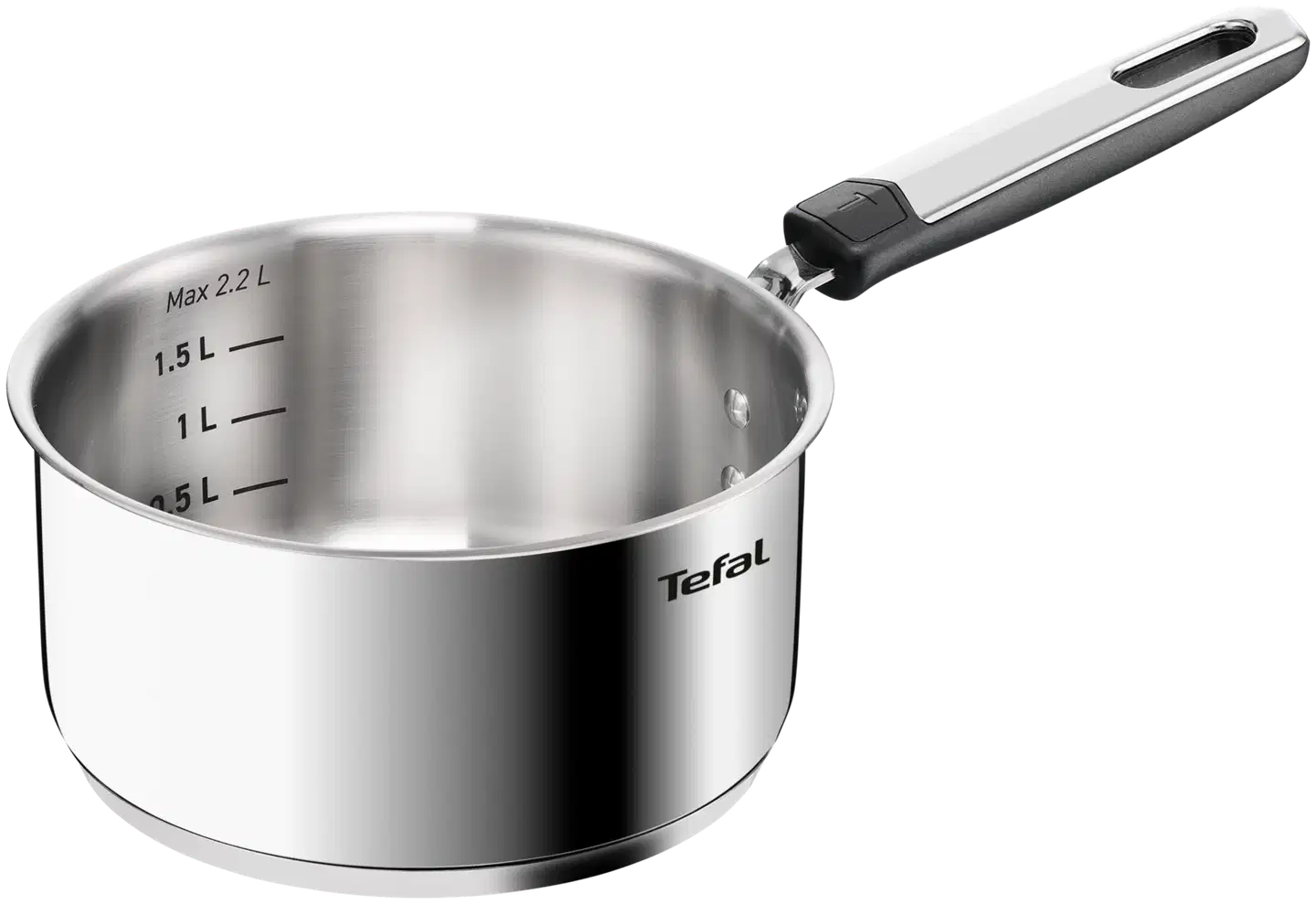 Tefal Emotion Plus pinnoittamaton teräskasari 18 cm/2,2l ilman kantta E3282944 - 1