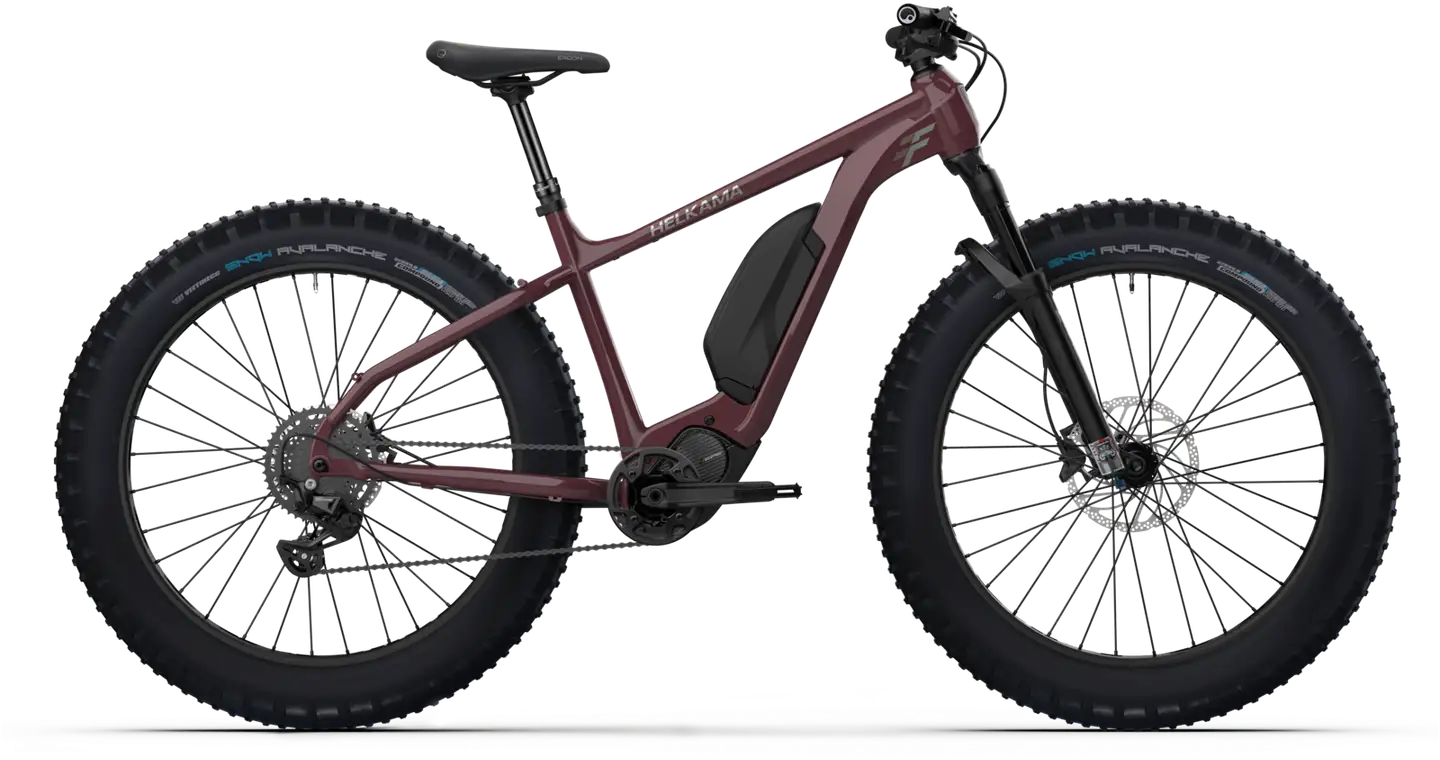 Helkama F 27,5" Sähköfatpyörä 12-vaihdetta runko 22" karpalonpunainen