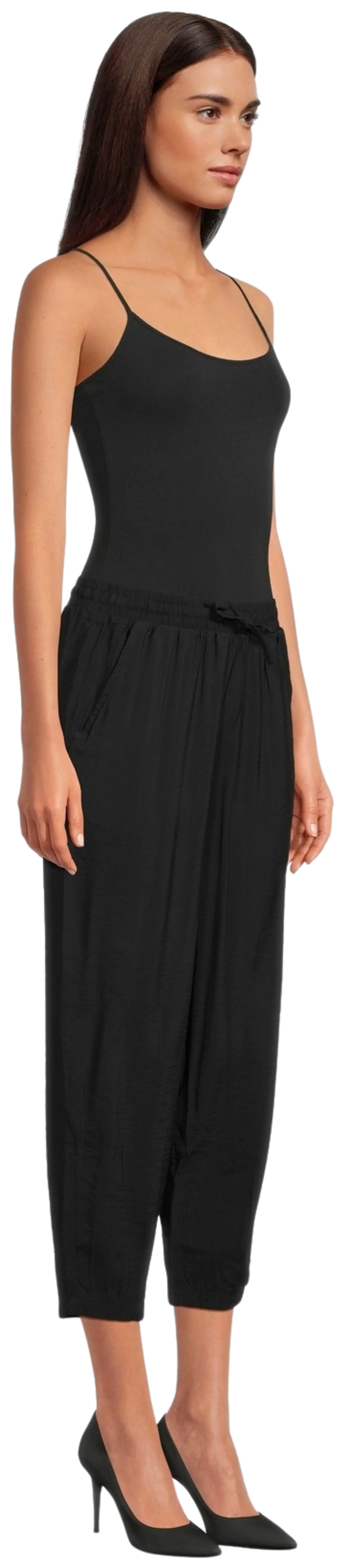 WKLY. naisten culottes-housut 222W090225 - BLACK - 4