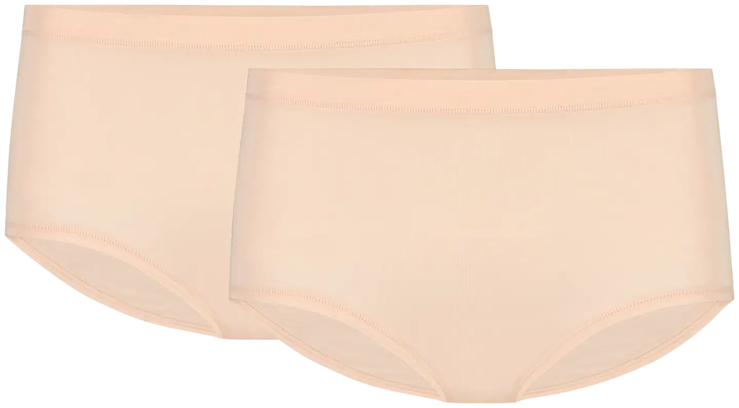 Pierre Robert naisten Hipster Tencel Modal alushousut 2-pack - Powder - 1