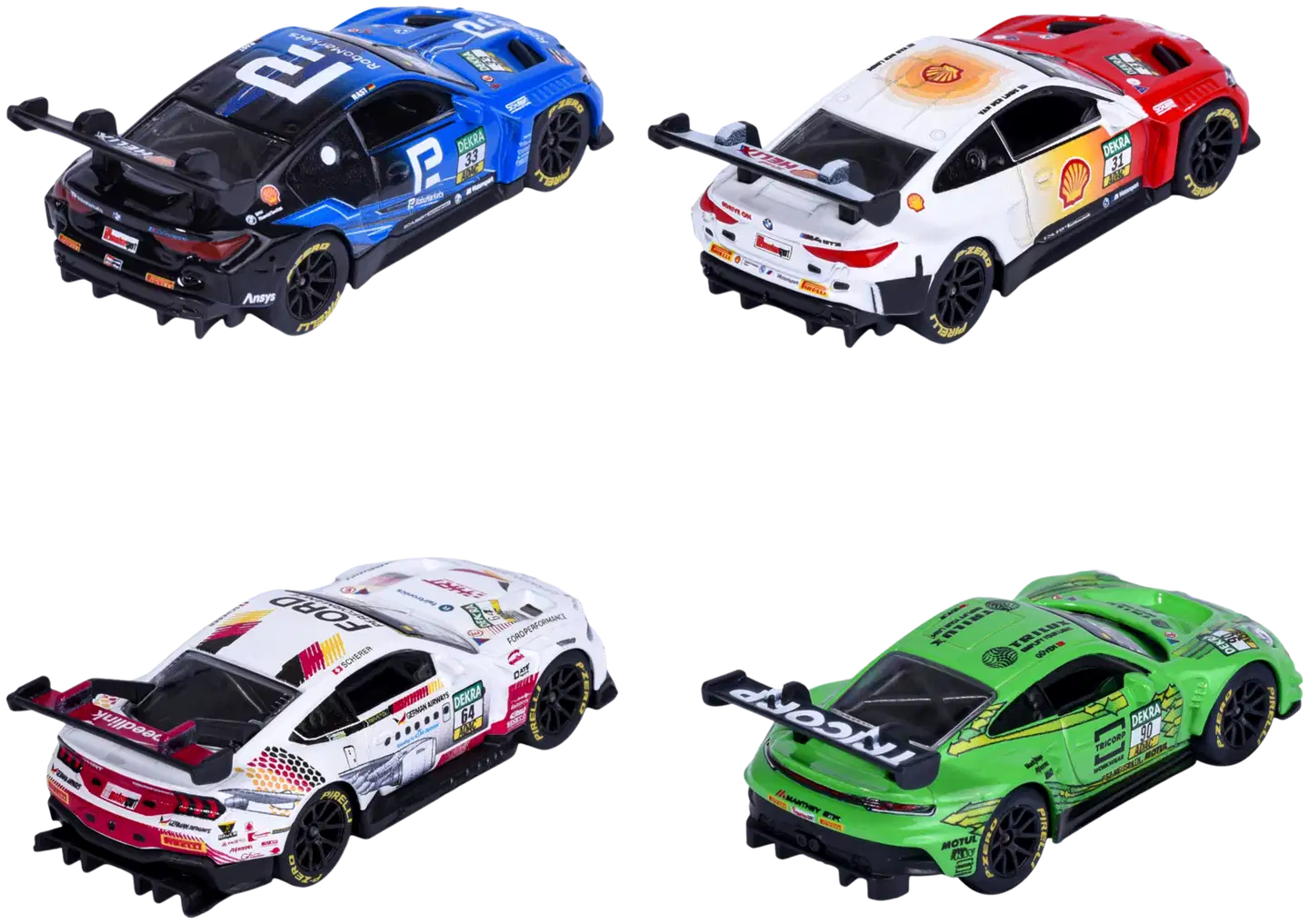 Majorette - Motorsport DTM 4 auton lahjapakkaus 1:64, 7,5 cm, die-cast - 2