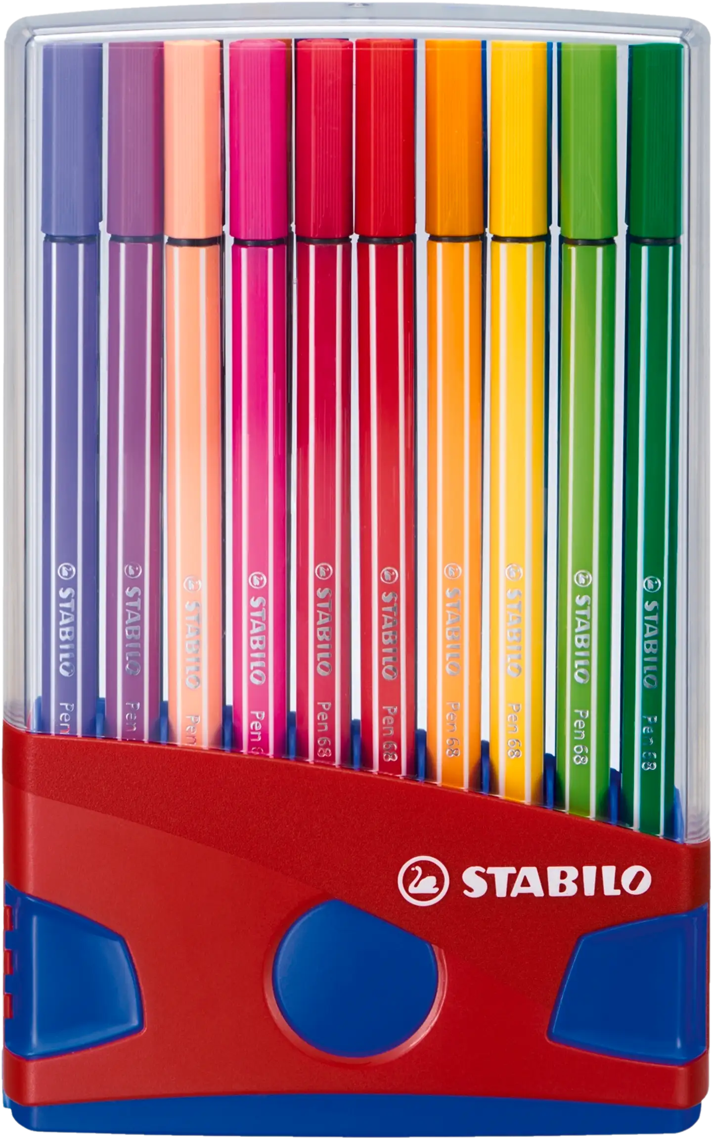 Stabilo tussikynäpakkaus Pen 68 Fineliner 20 väriä sinisessä telineessä - 1