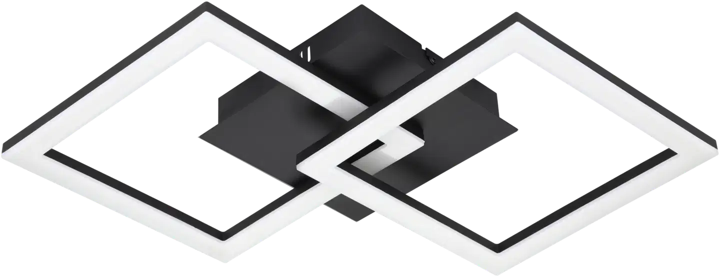 EGLO Kattovalaisin connect.z Paranday-z led 21,5W 52,5x31cm musta/valkoinen - 1