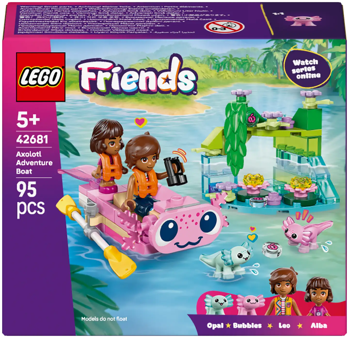 LEGO® LEGO Friends 42681 Aksolotli-seikkailuvene - 5
