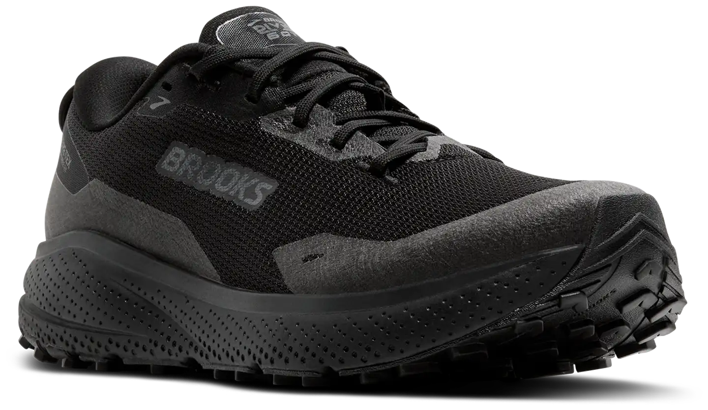 Brooks naisten maastojuoksukengät Divide 6 GTX - Black/Black/Ebony - 1