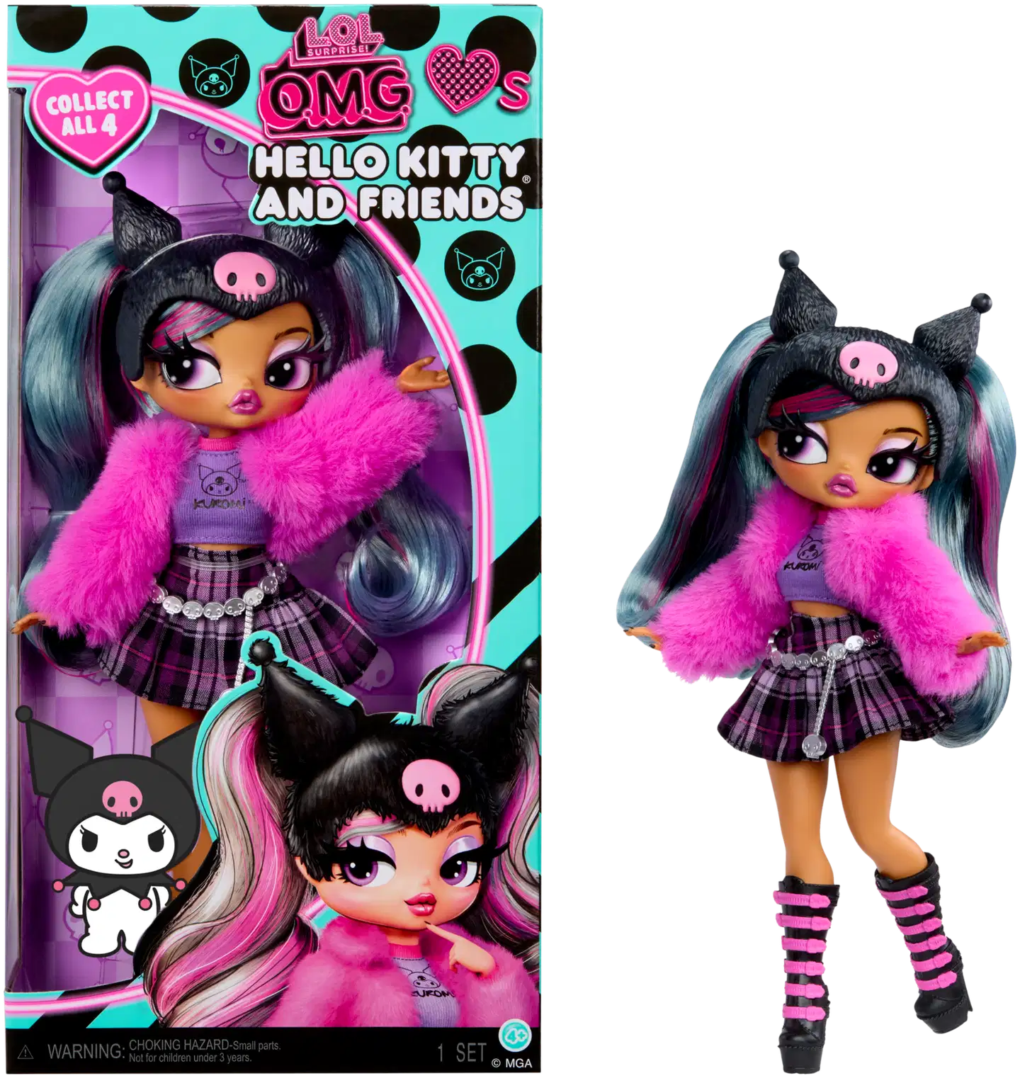 L.O.L. OMG Hello Kitty- Kuromi Muotinukke - 2