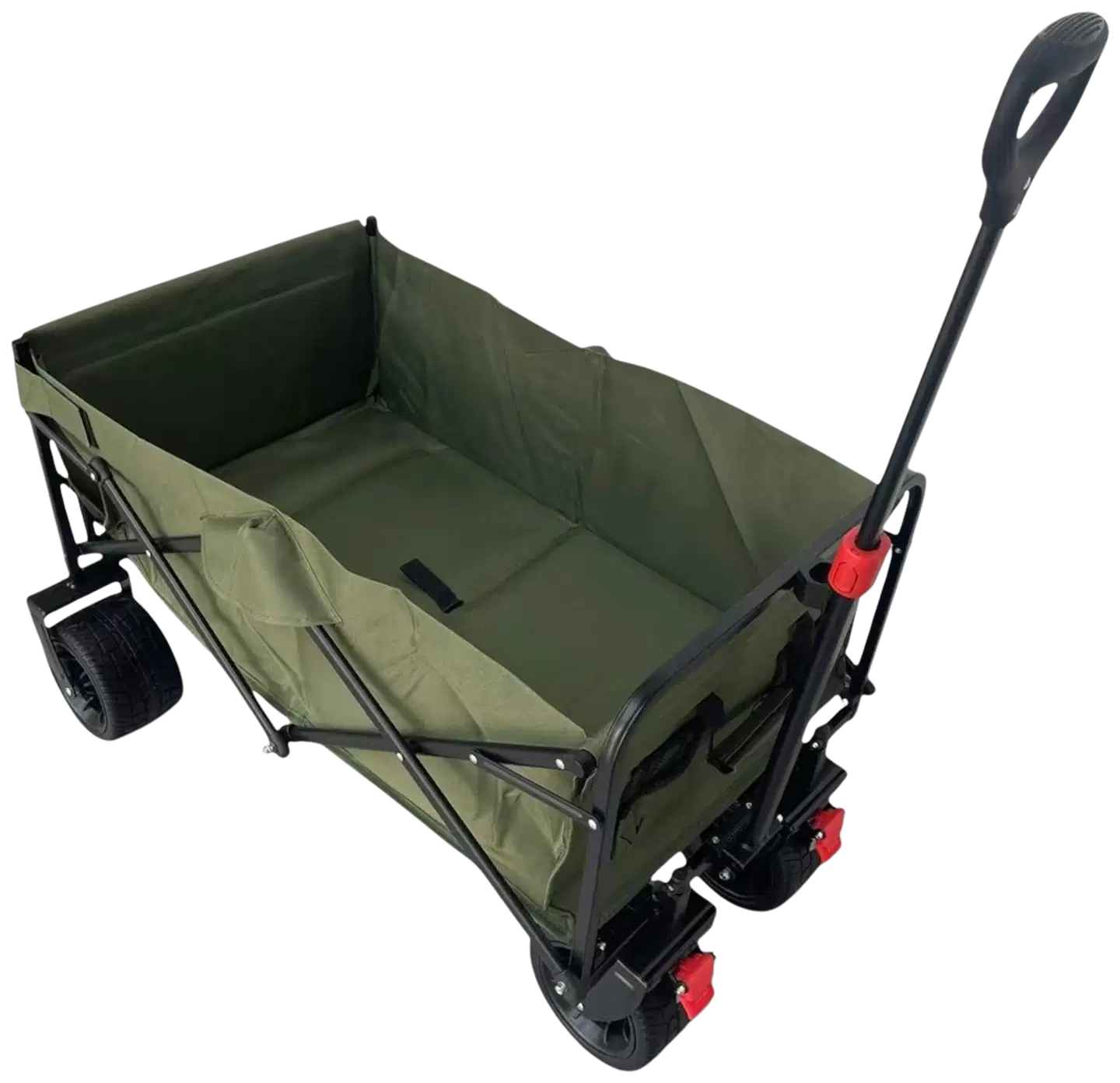 Fornorth puutarhakärry 115x61x105cm 100kg, oliivi - 9