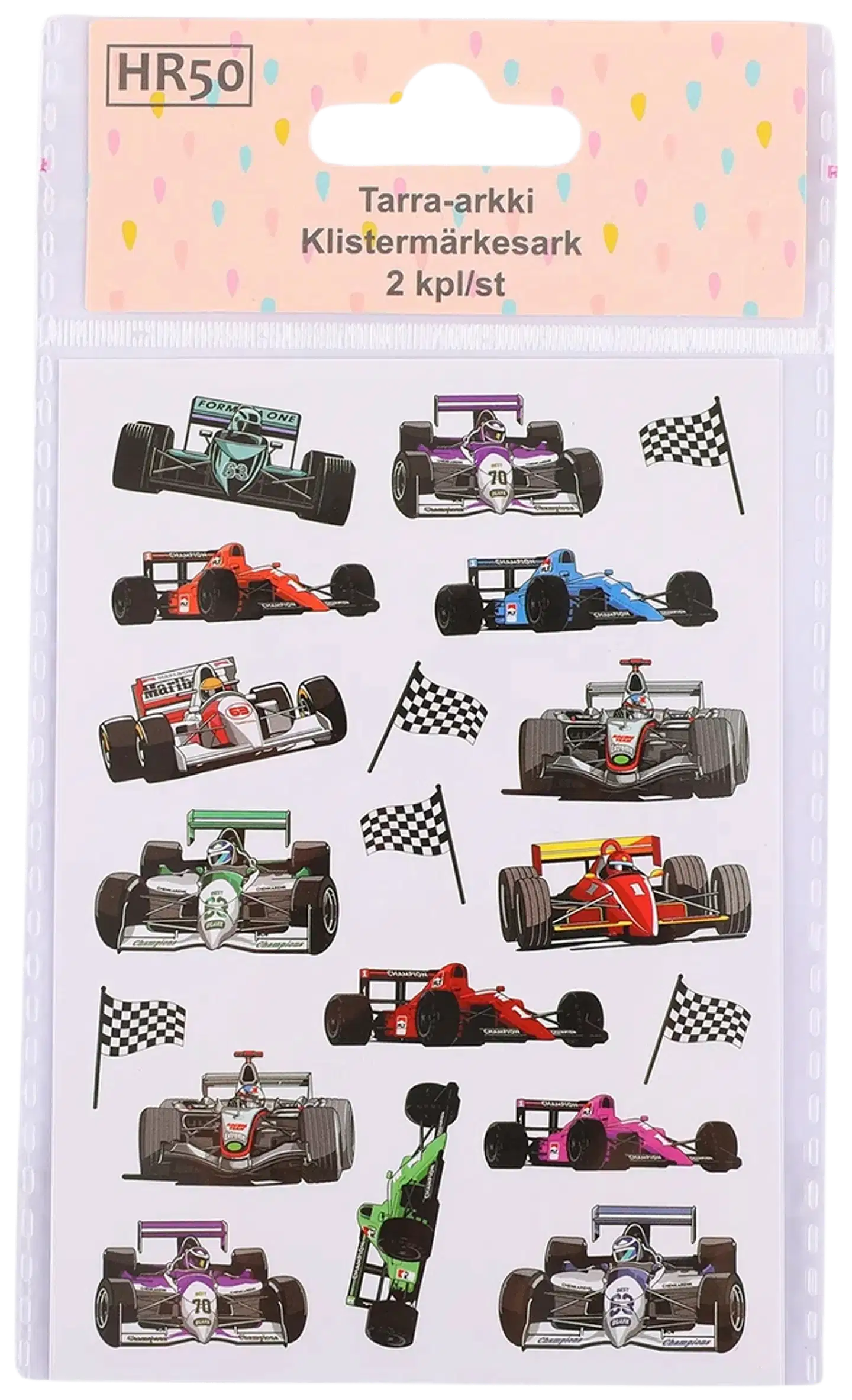 Tarra-arkki Formula-auto HR50 2 arkkia - 1