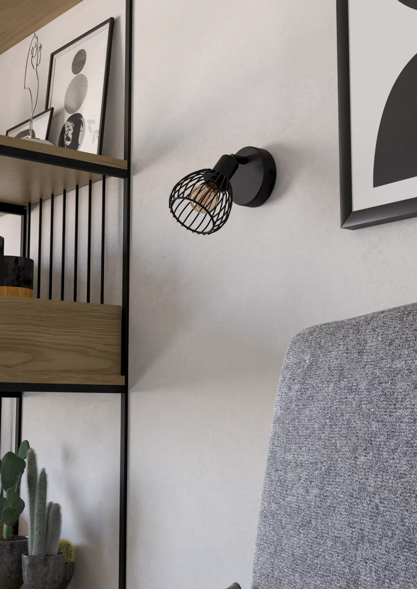 EGLO kattospotti Sonnino E14 musta - 4