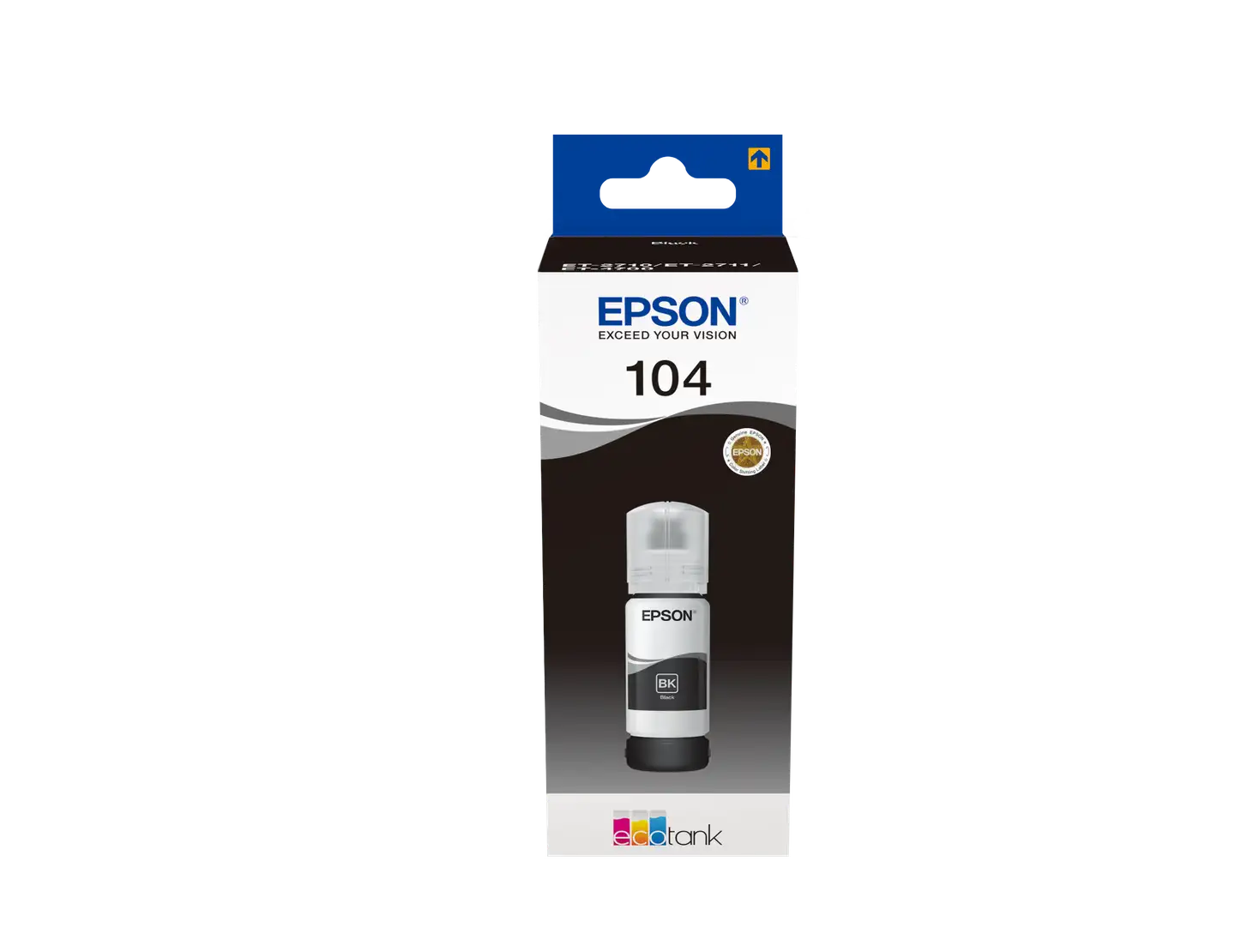 Epson mustepullo 104 musta